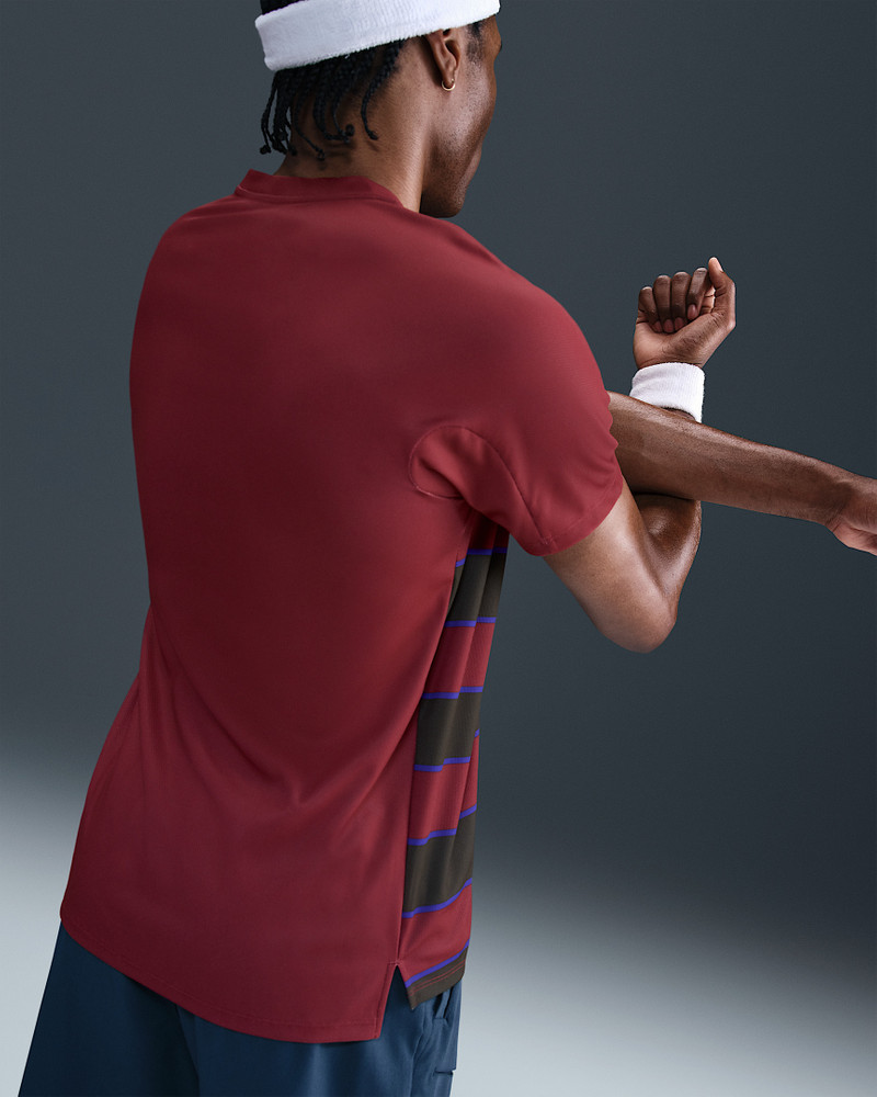 Nike NikeCourt Slam Men's Dri-FIT ADV Tennis Top outlook