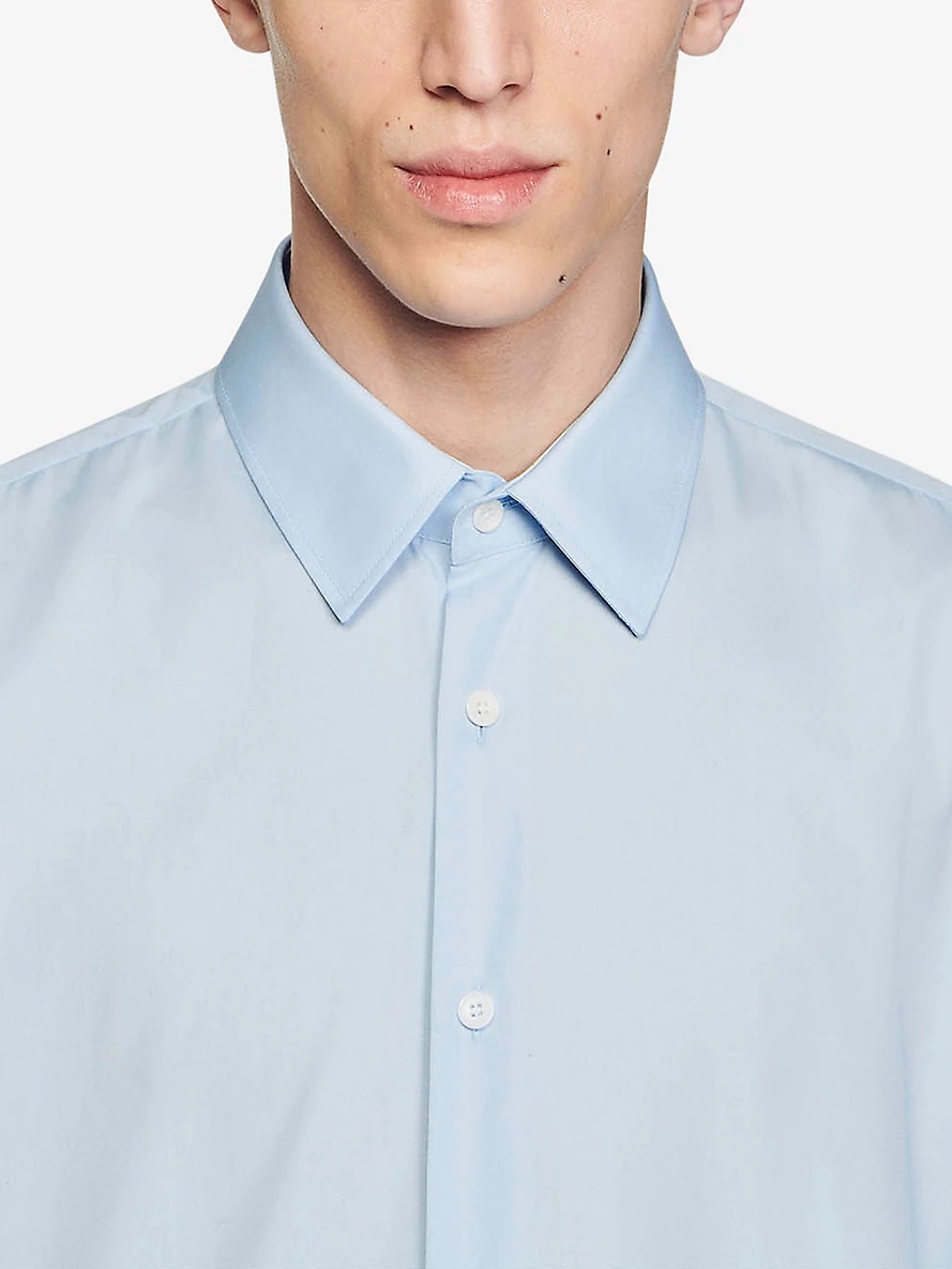Long-sleeved regular-fit cotton shirt - 5