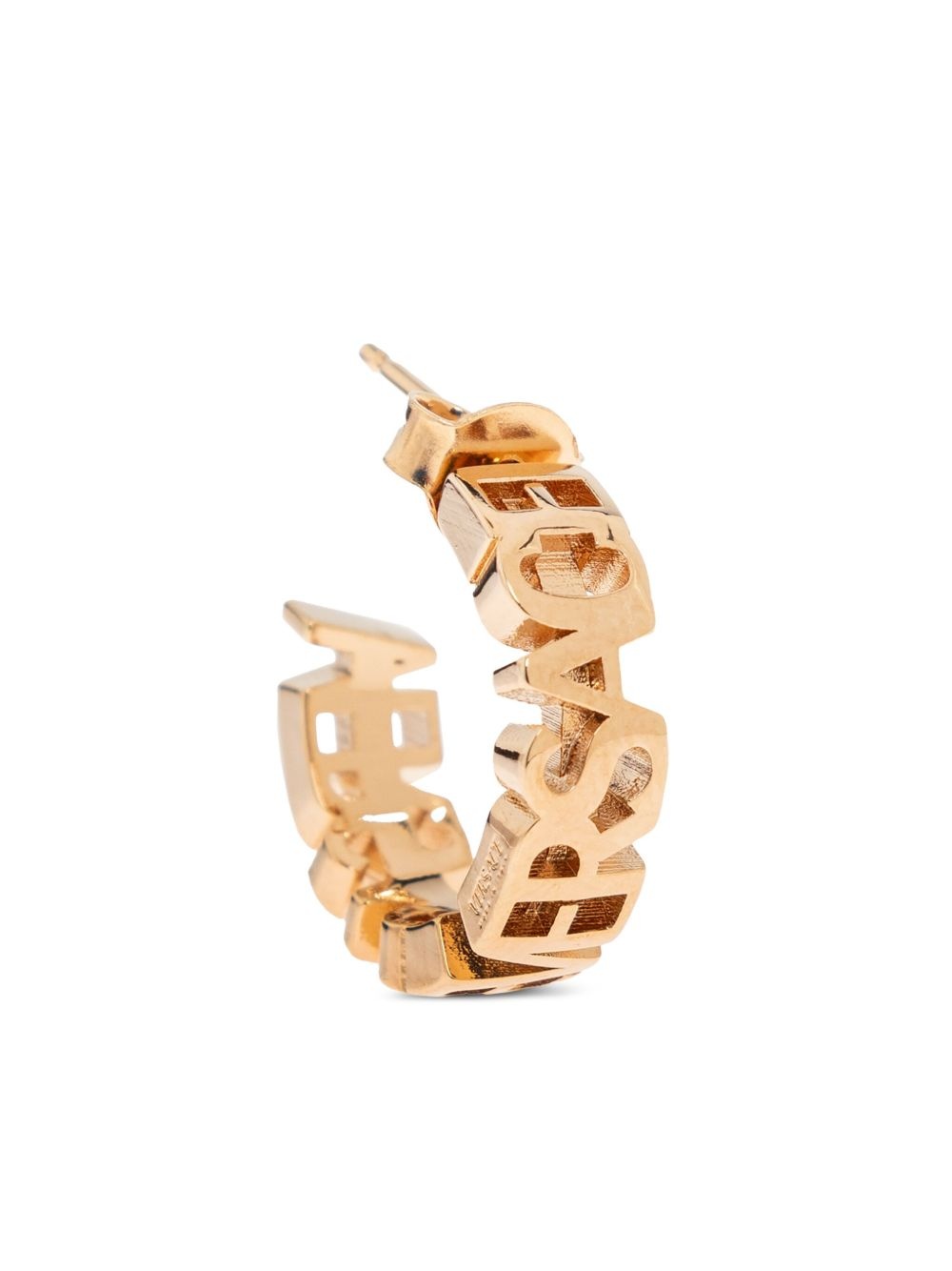 logo-lettering earrings - 5