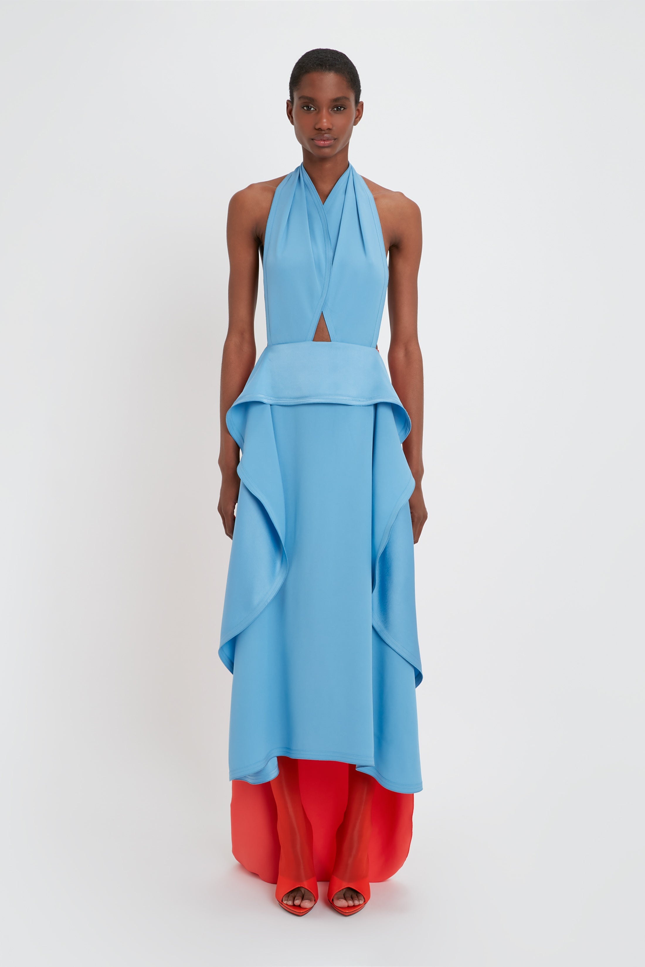 Victoria Beckham Exclusive to VB Sleeveless Circle Draped