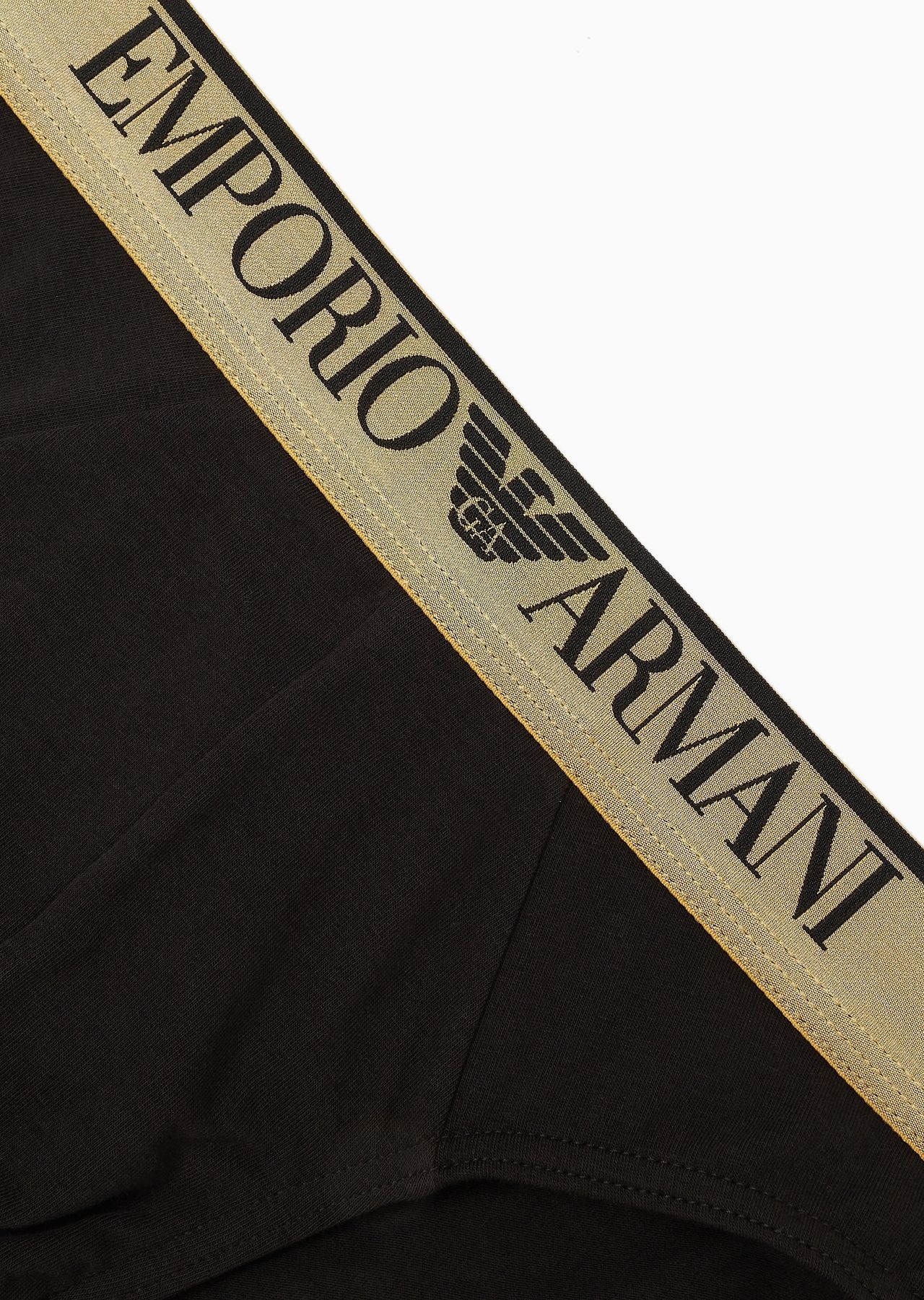 Shiny logoband elasticated waist briefs - 4