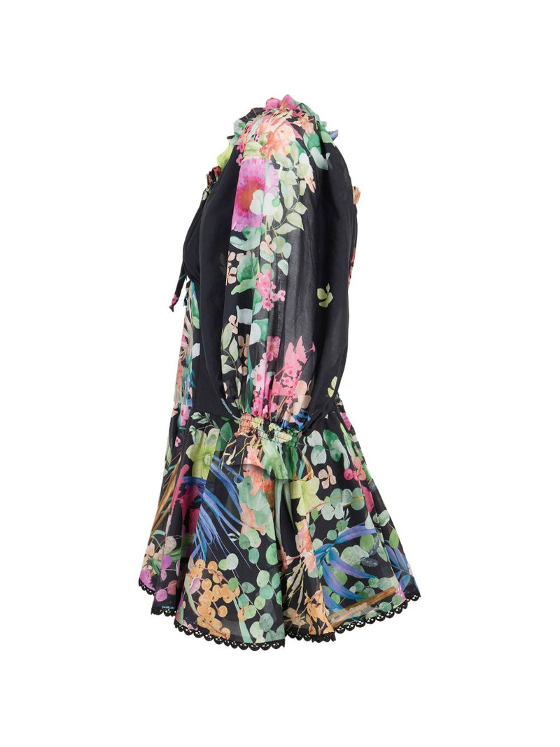 Nai ruffled floral-print mini dress 3