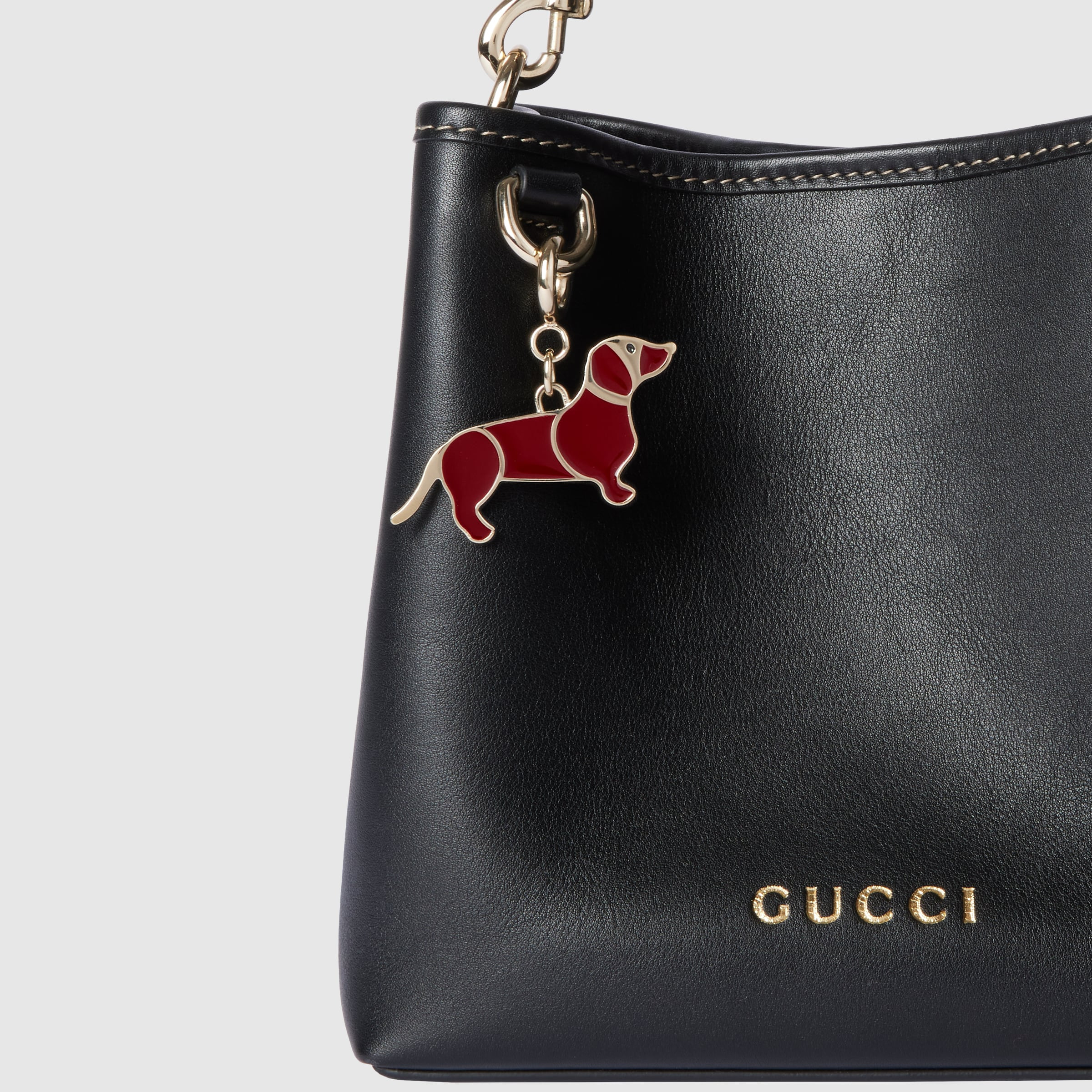 Dog-shaped bag charm - 4