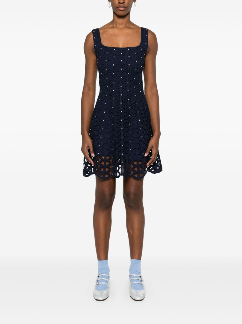 maje crochet mini dress outlook
