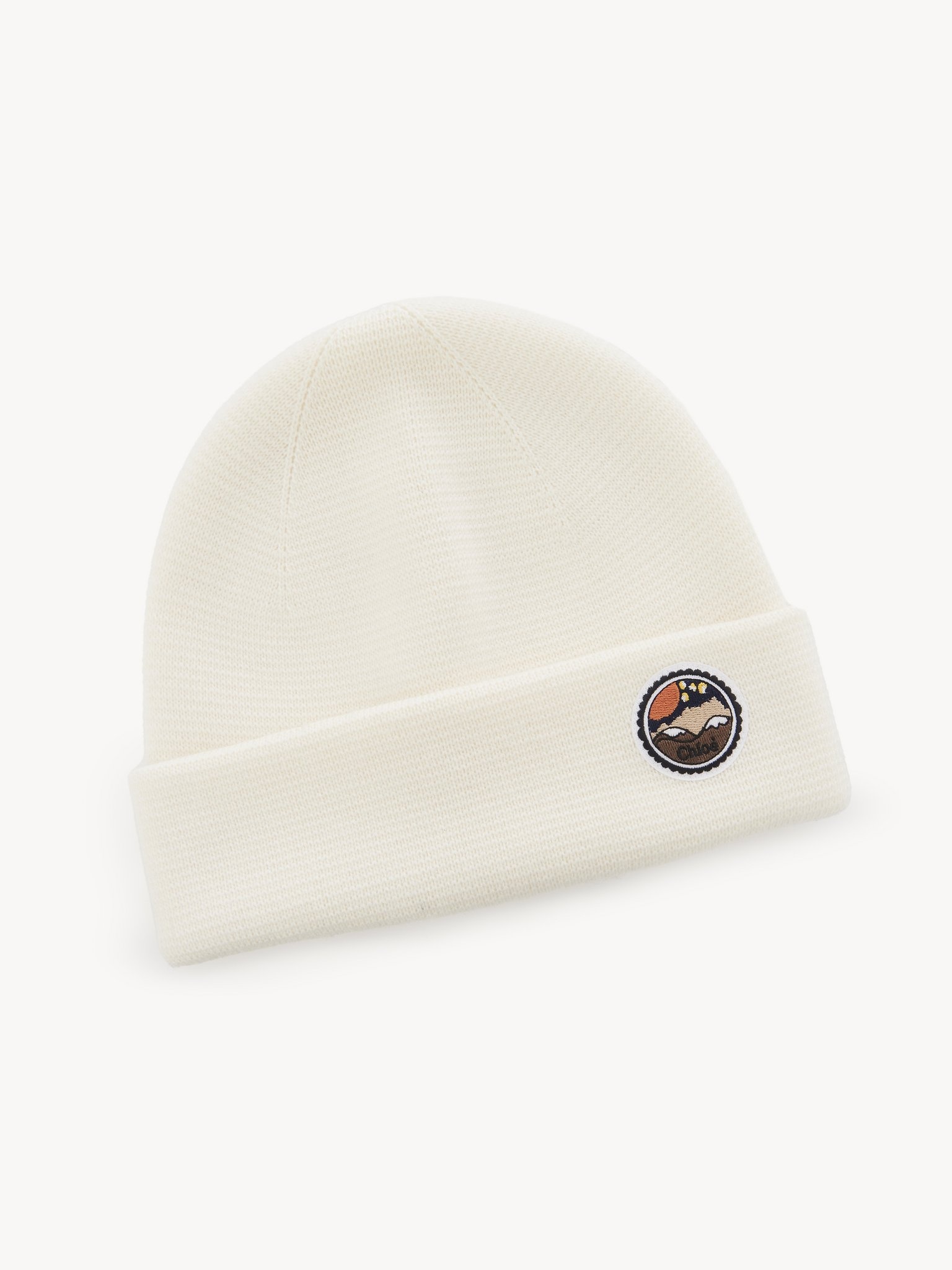 EMBROIDERED-PATCH BEANIE - 1