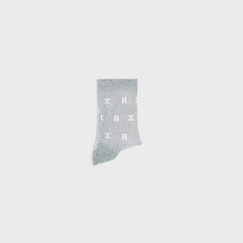 CELINE socks in monogram lurex outlook