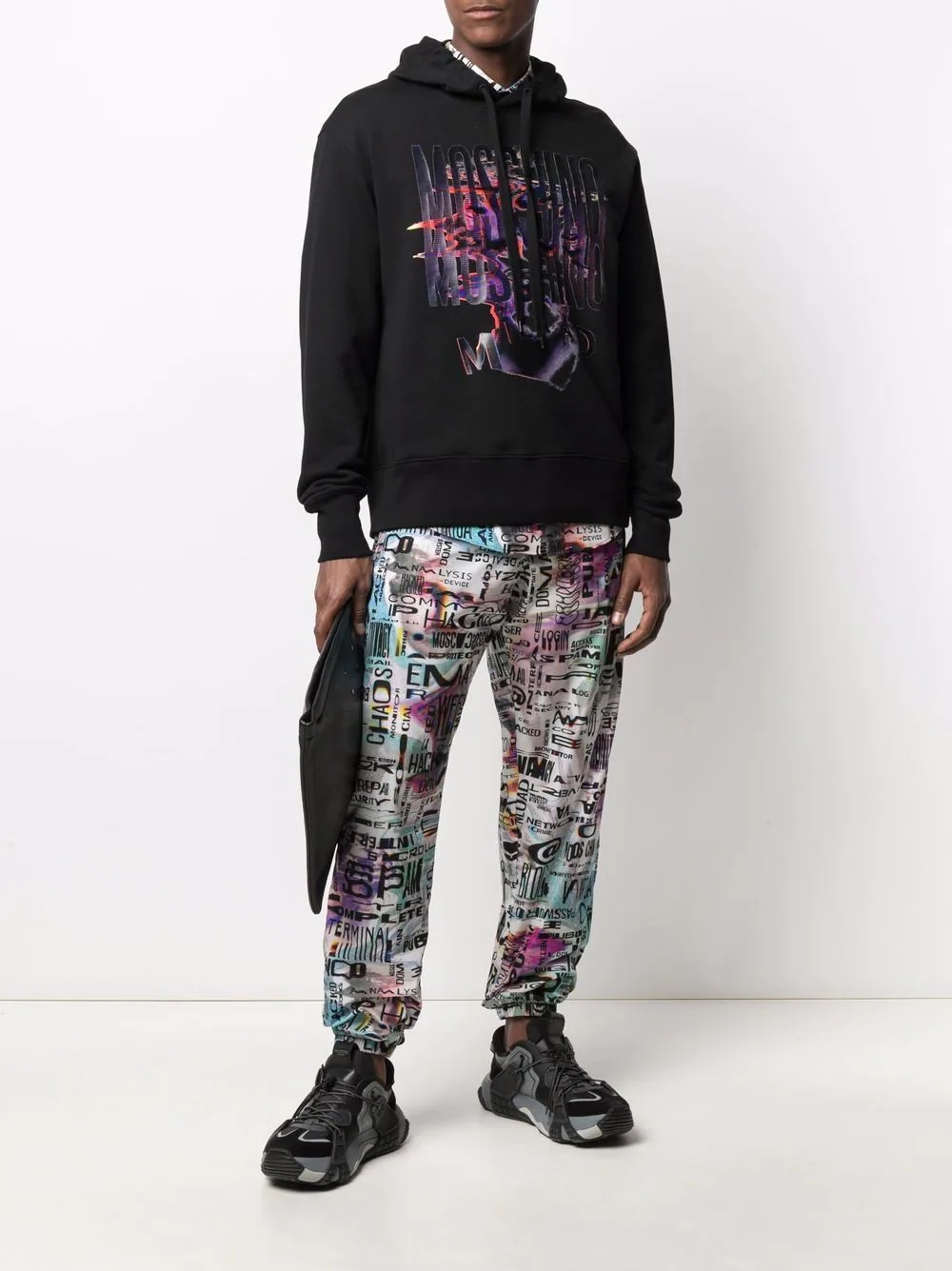 graphic-print track pants - 2