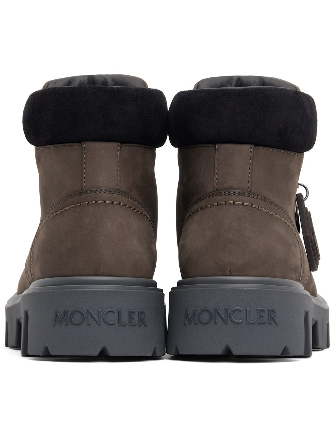 Brown Peak City Nubuck & Suede Lace-Up Boots - 2