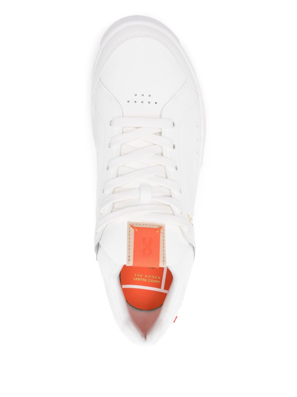 lace-up panelled sneakers - 4