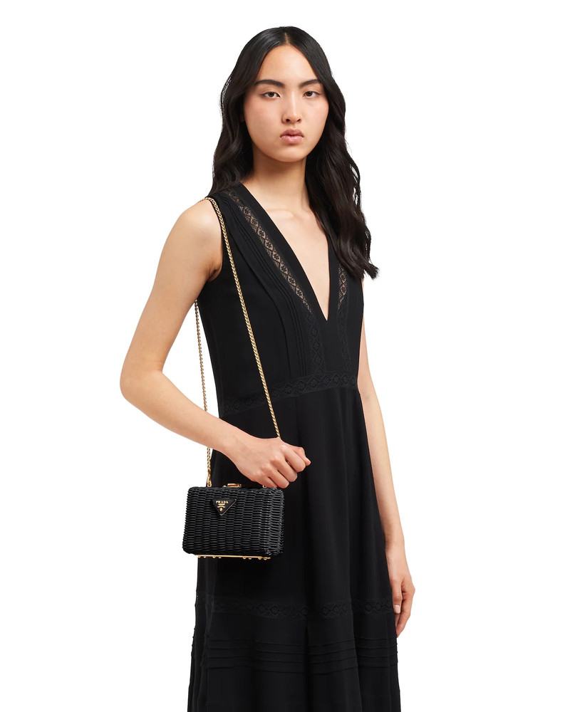 Prada Wicker Clutch outlook