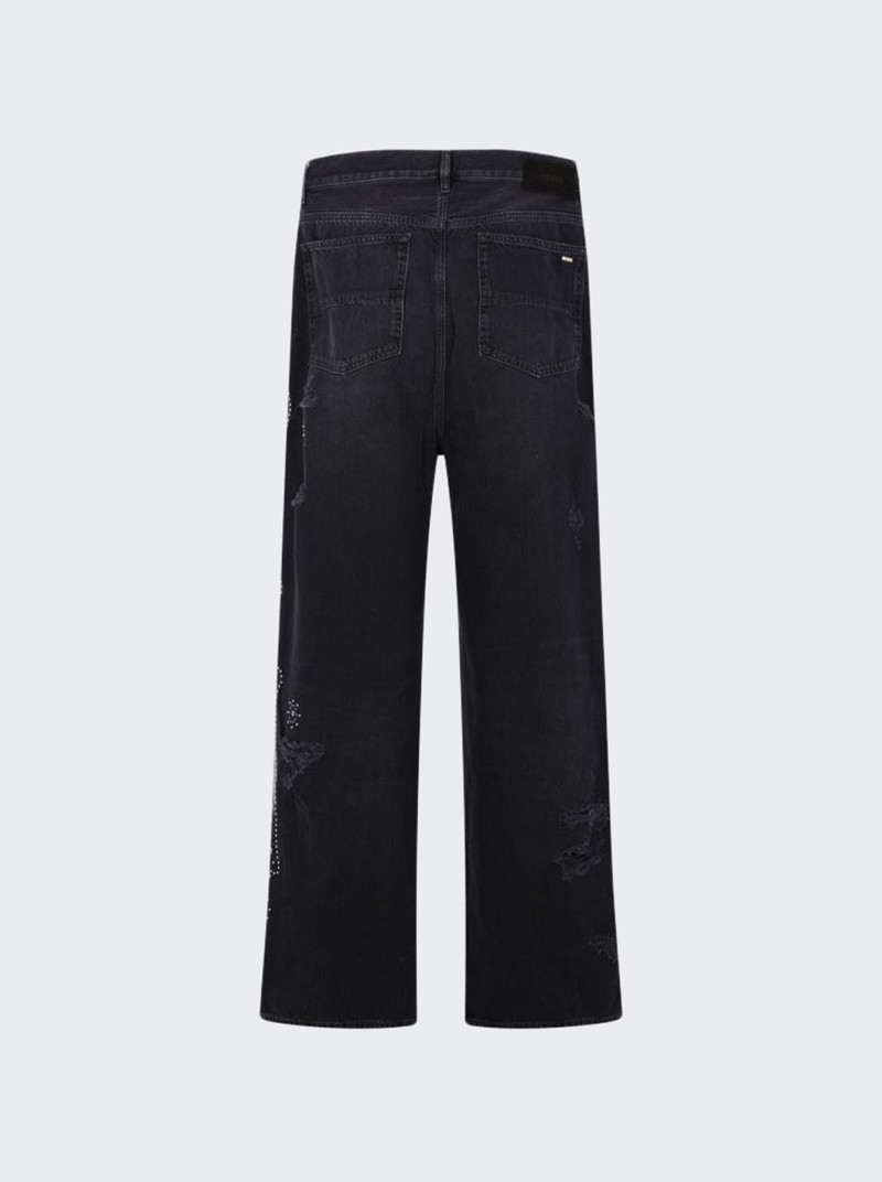 Bones Studded Baggy Jean Vintage Black 5