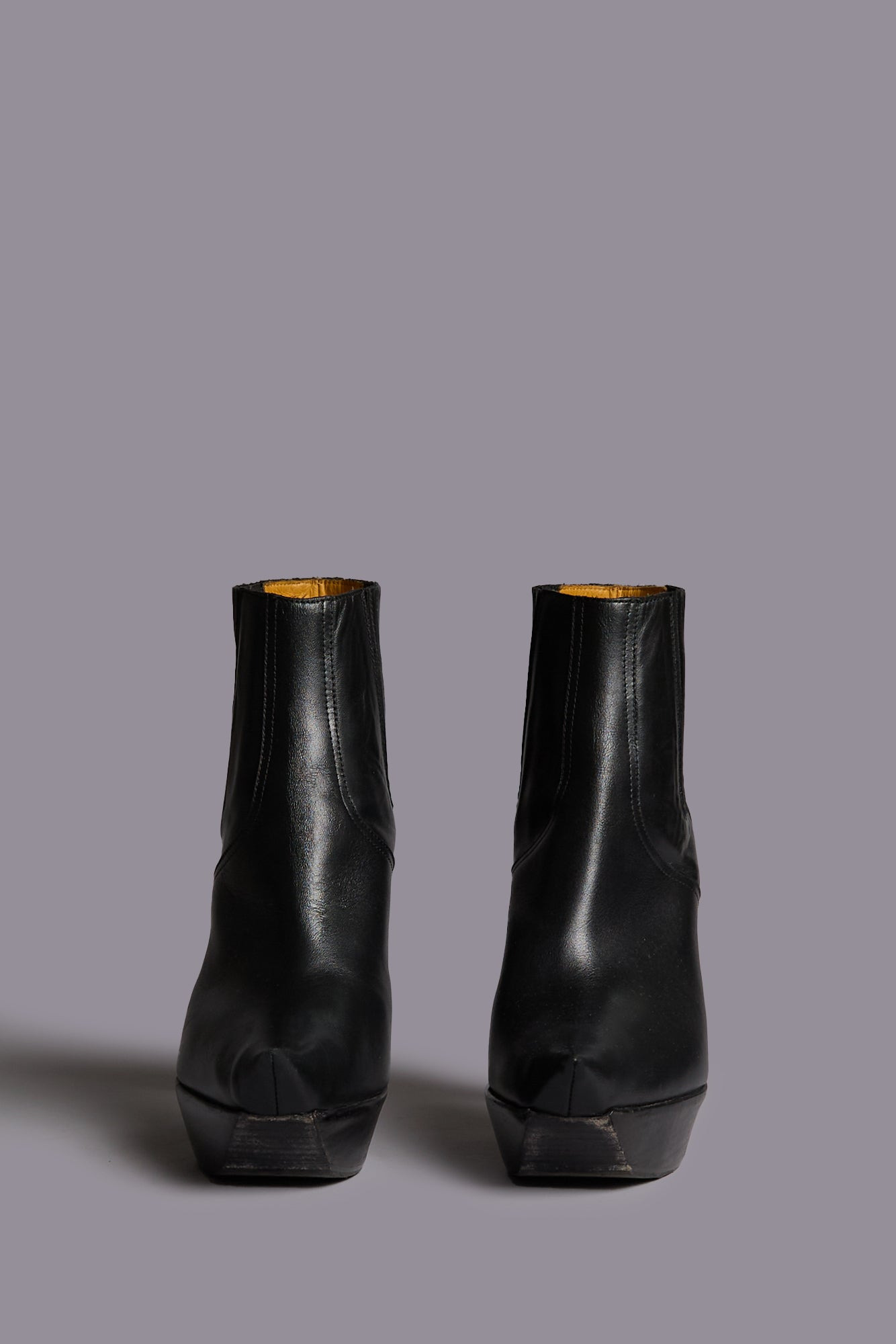 POINTY TOE PLATFORM HEELED BOOT - 3