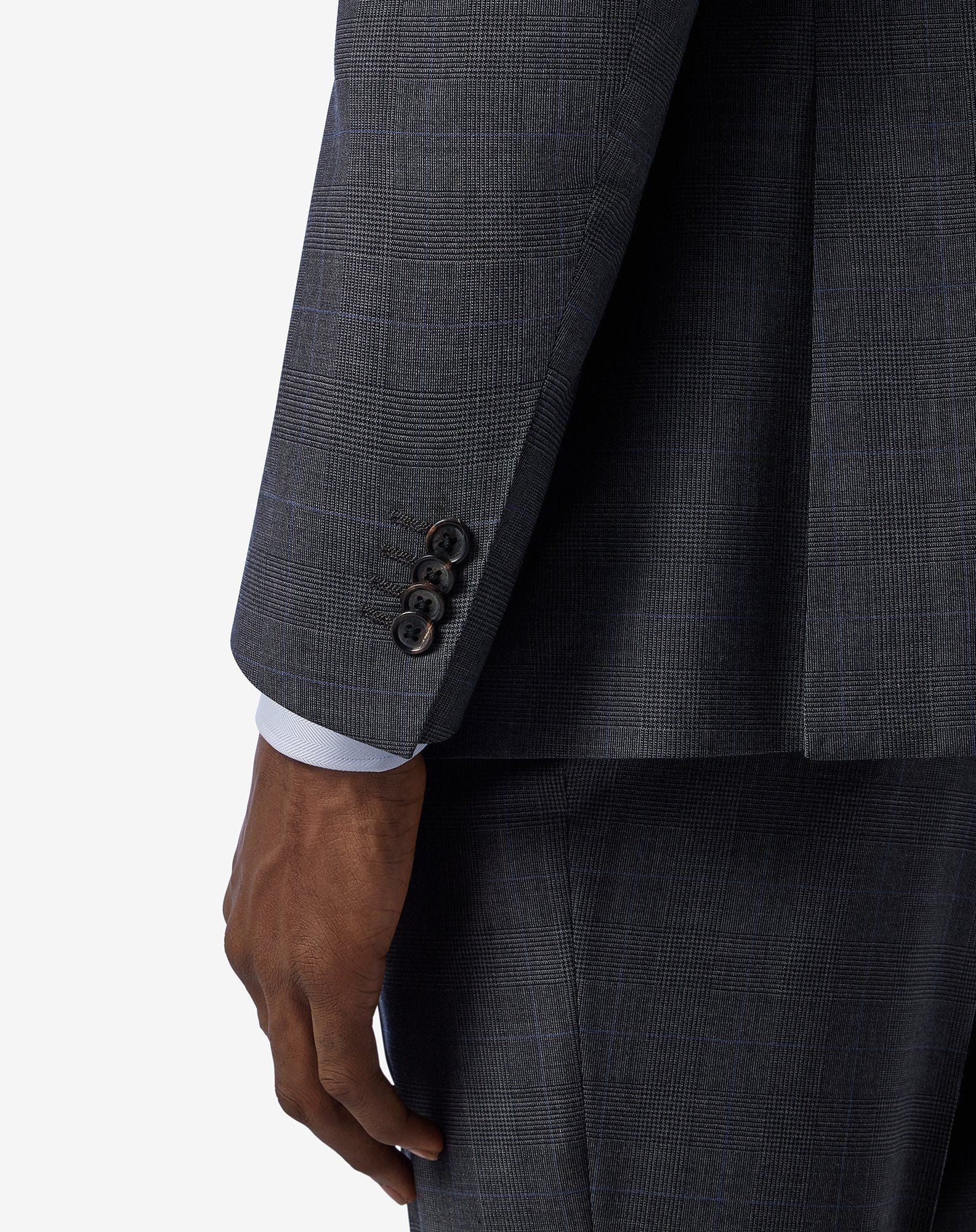 Grey tropical wool suit - 6