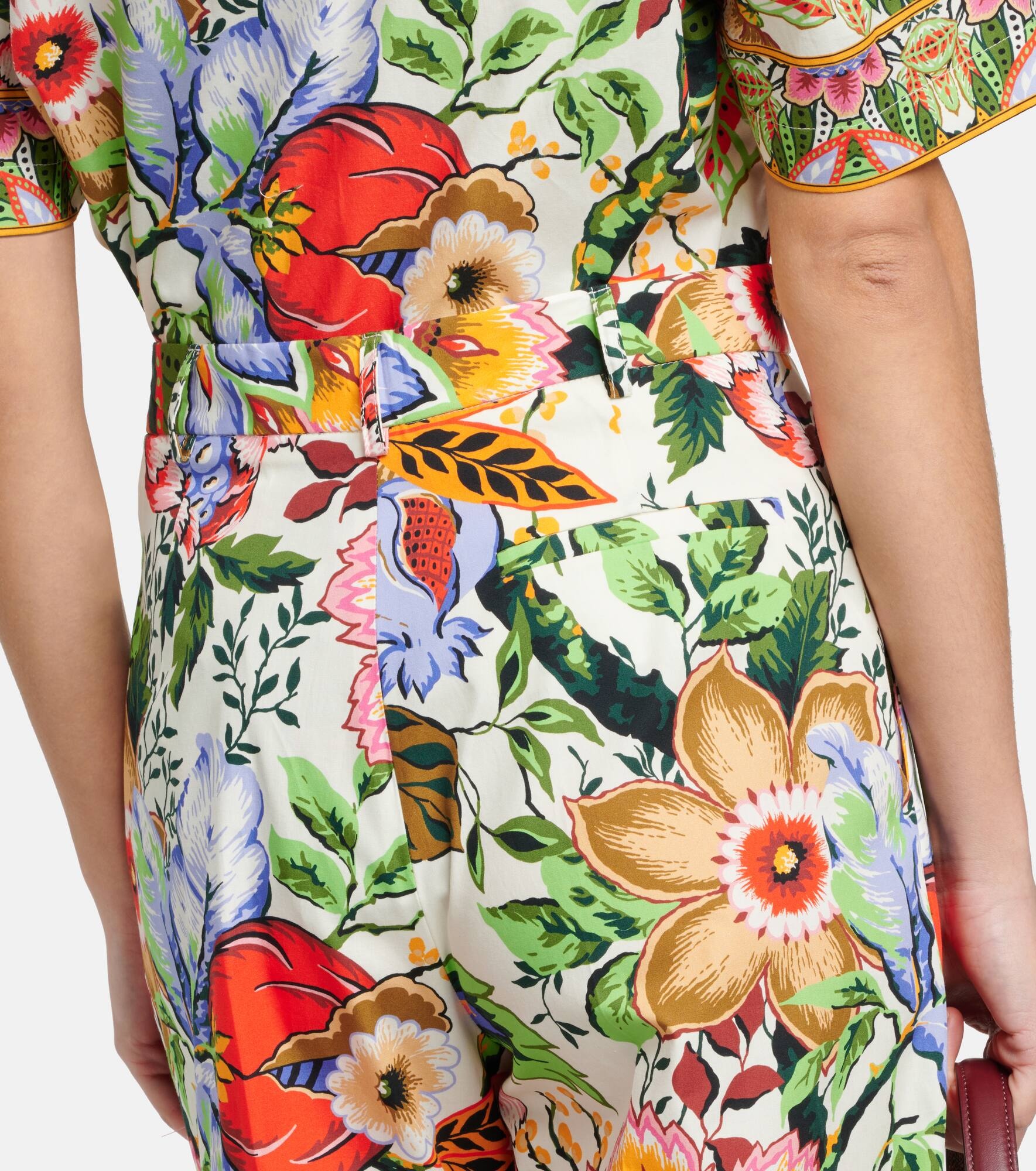 Floral cotton culottes - 6