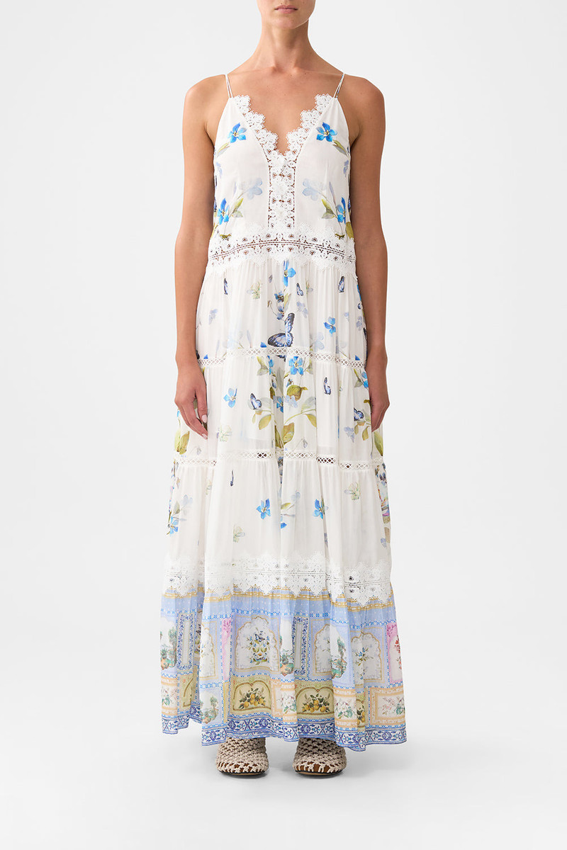 CAMILLA TRAPEZE TIERED DRESS outlook