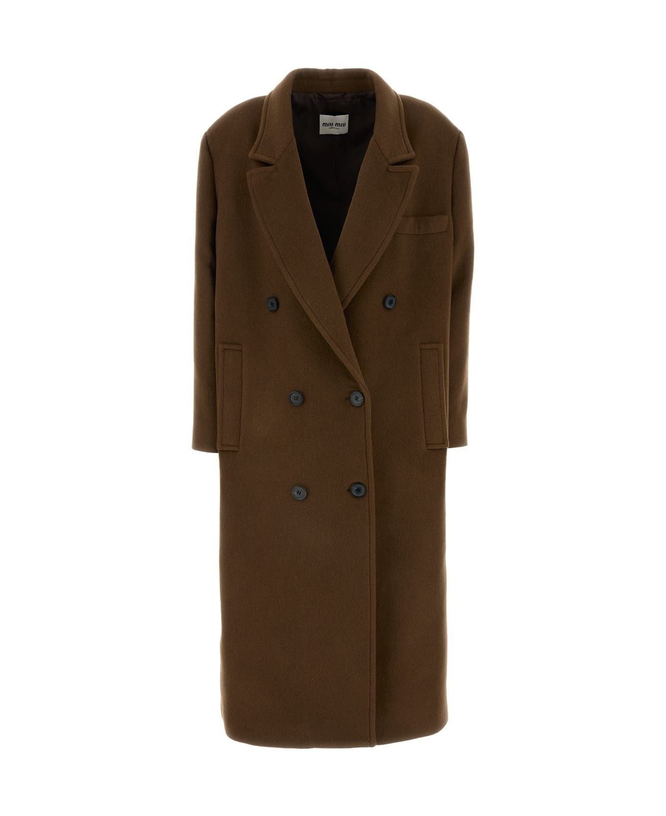 Brown Wool Coat - 1