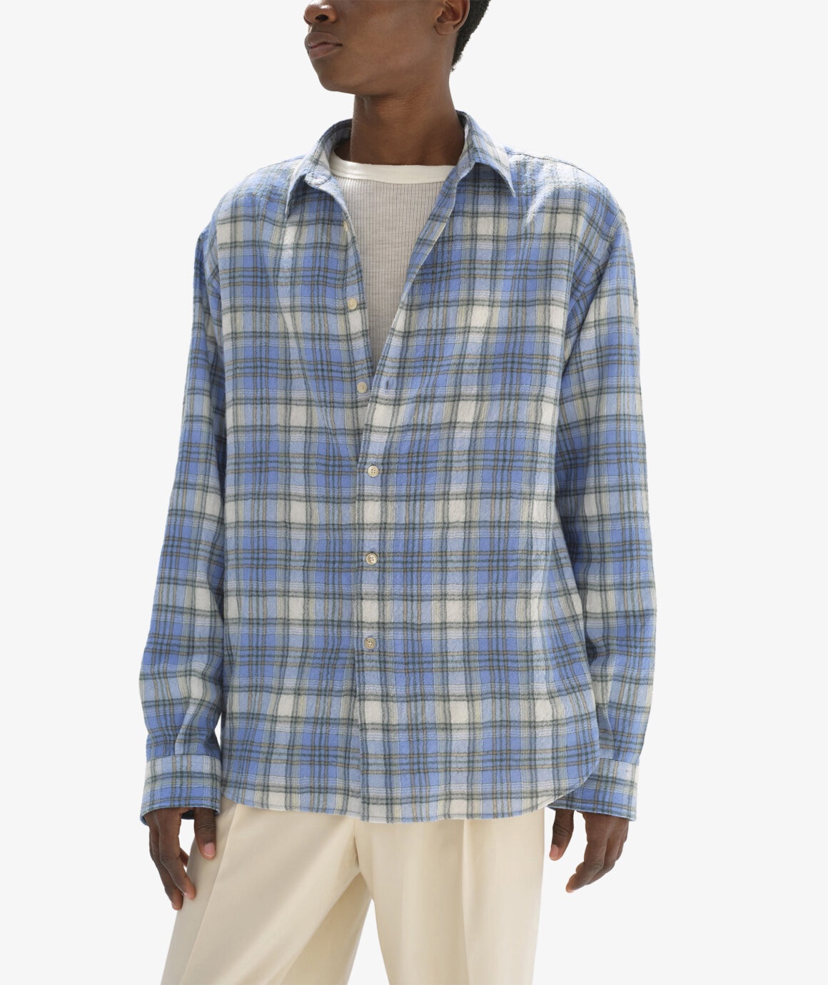 AURALEE AIRY WOOL CHECK SHIRTサイズ3 AURALEE Airy Wool Check Shirt | norsestore | REVERSIBLE