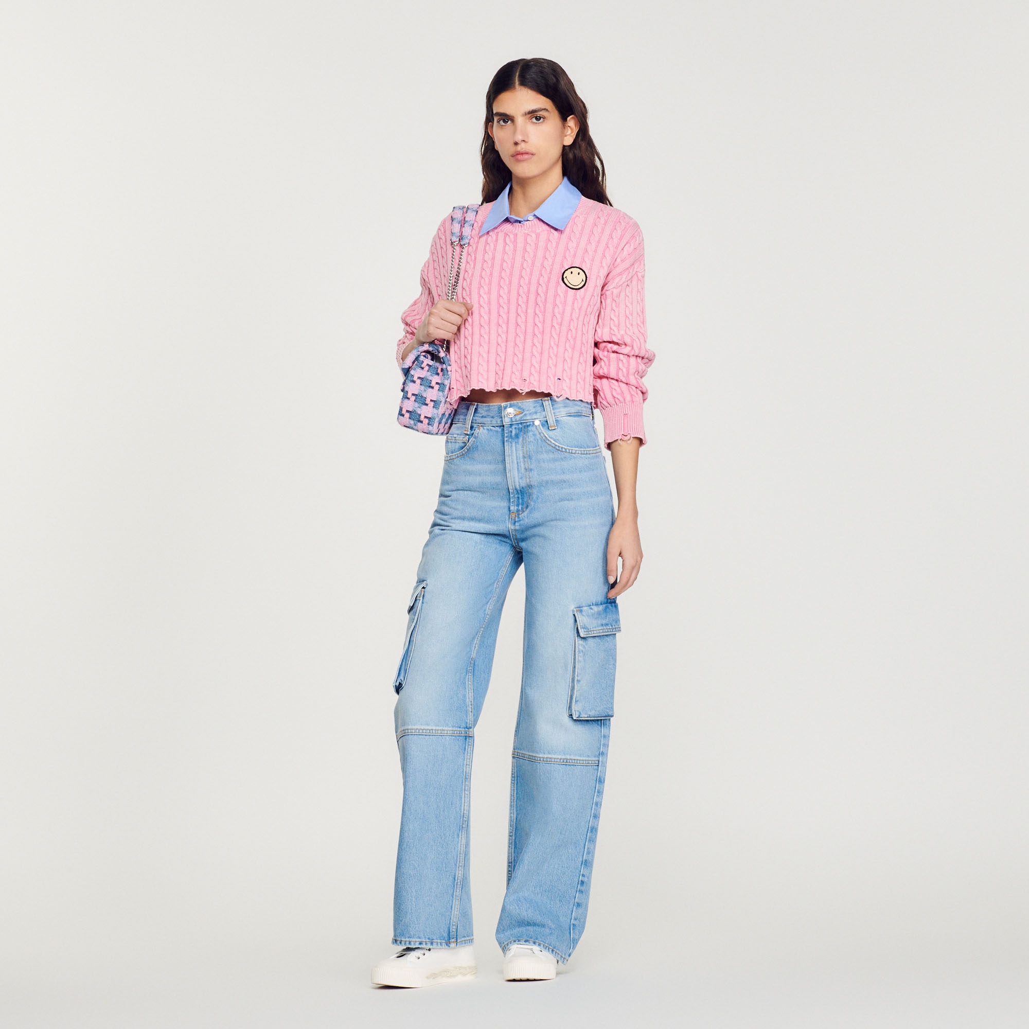 Cropped Smiley© sweater - 2