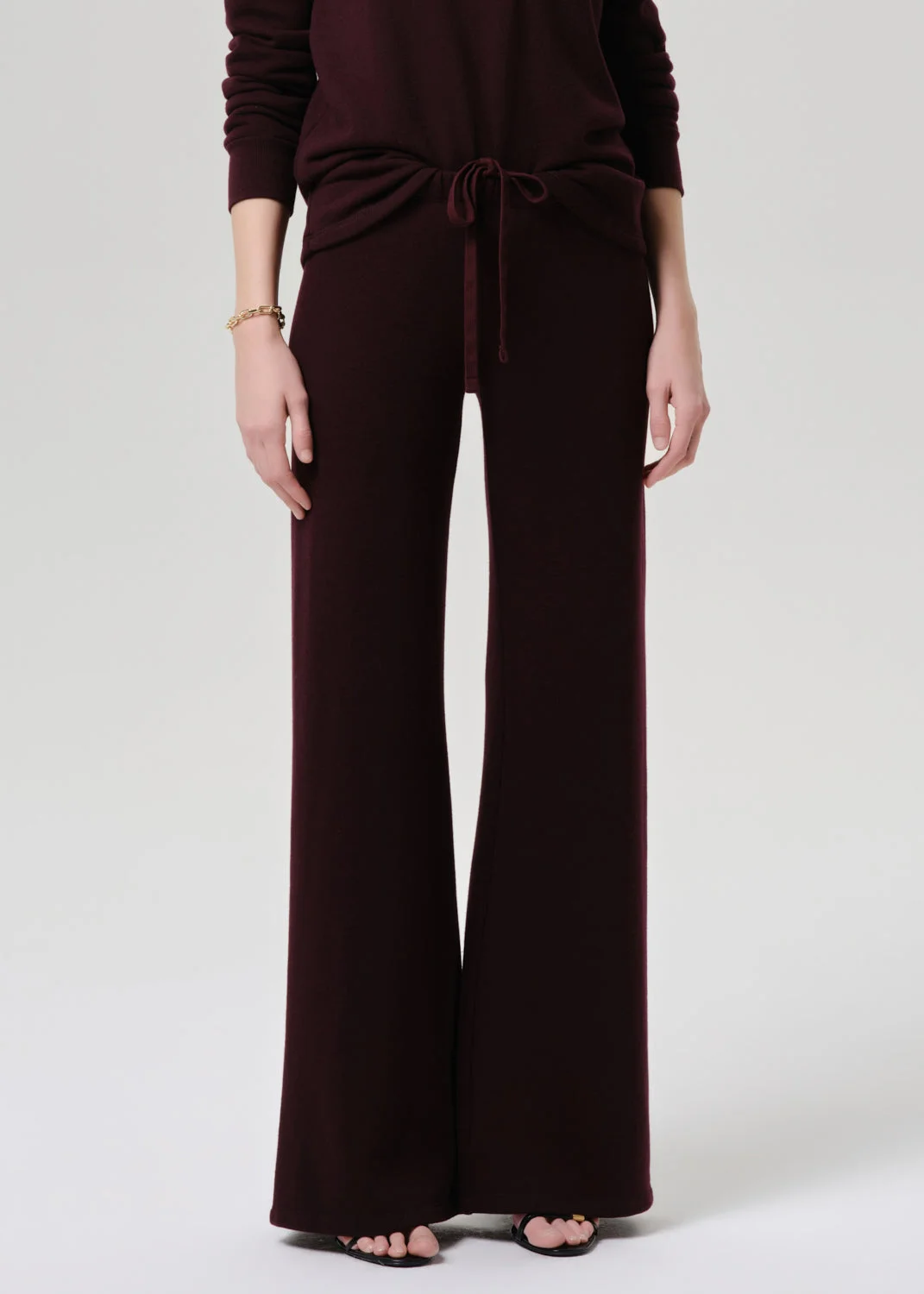 Nora Pull On Pant In Mahogany - 1