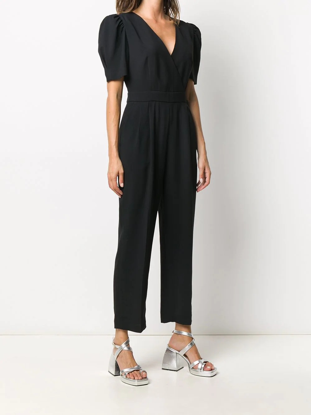 puff-sleeve jumpsuit - 3