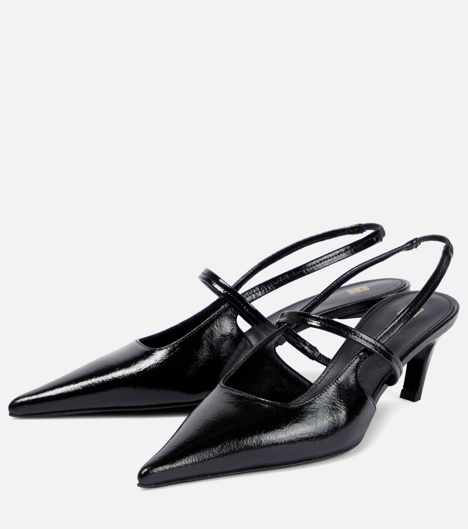 The Sharp leather slingback pumps - 5