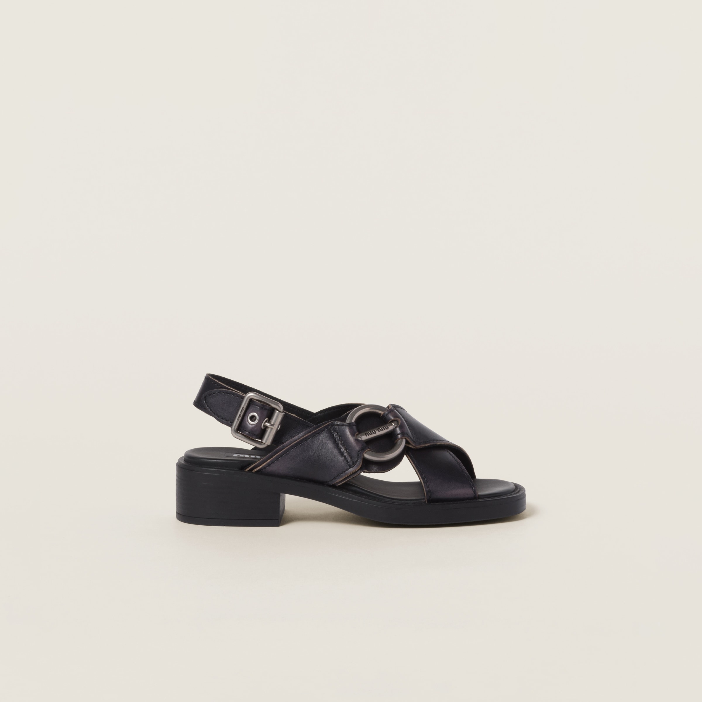 Bleached leather sandals - 2