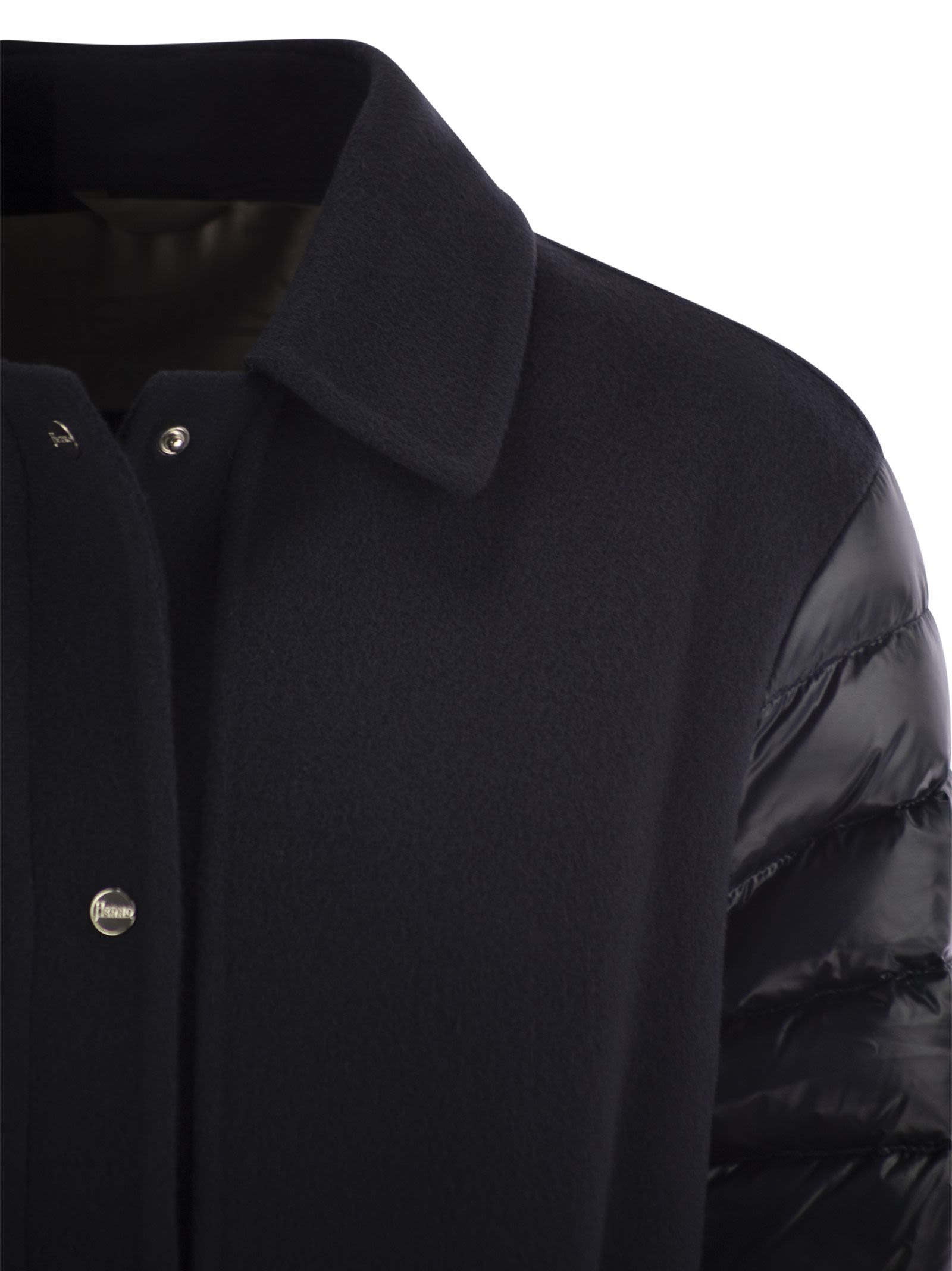 Herno Women Coat With Down Sleeves - 4
