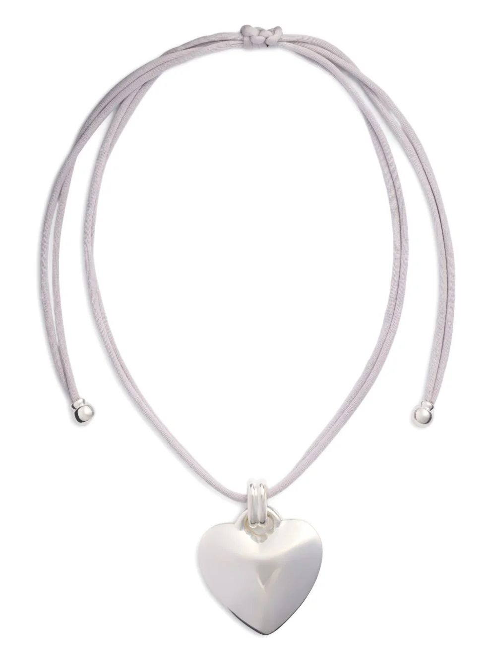 Heart drawstring necklace - 1