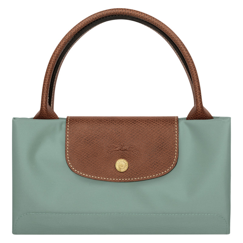 Le Pliage Original M Handbag Celadon - Recycled canvas 7