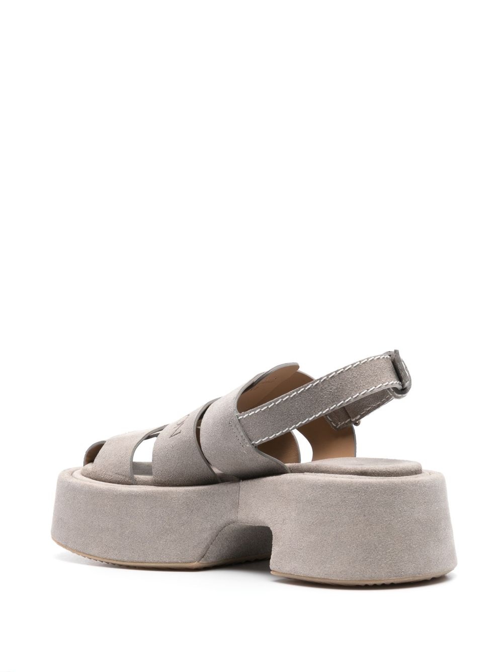 suede platform fisherman sandals - 3