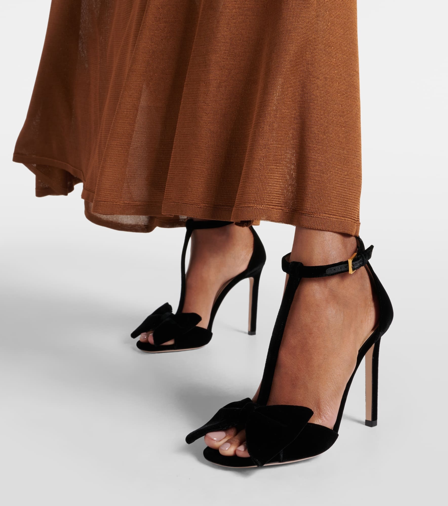 Brigitte velvet sandals - 4