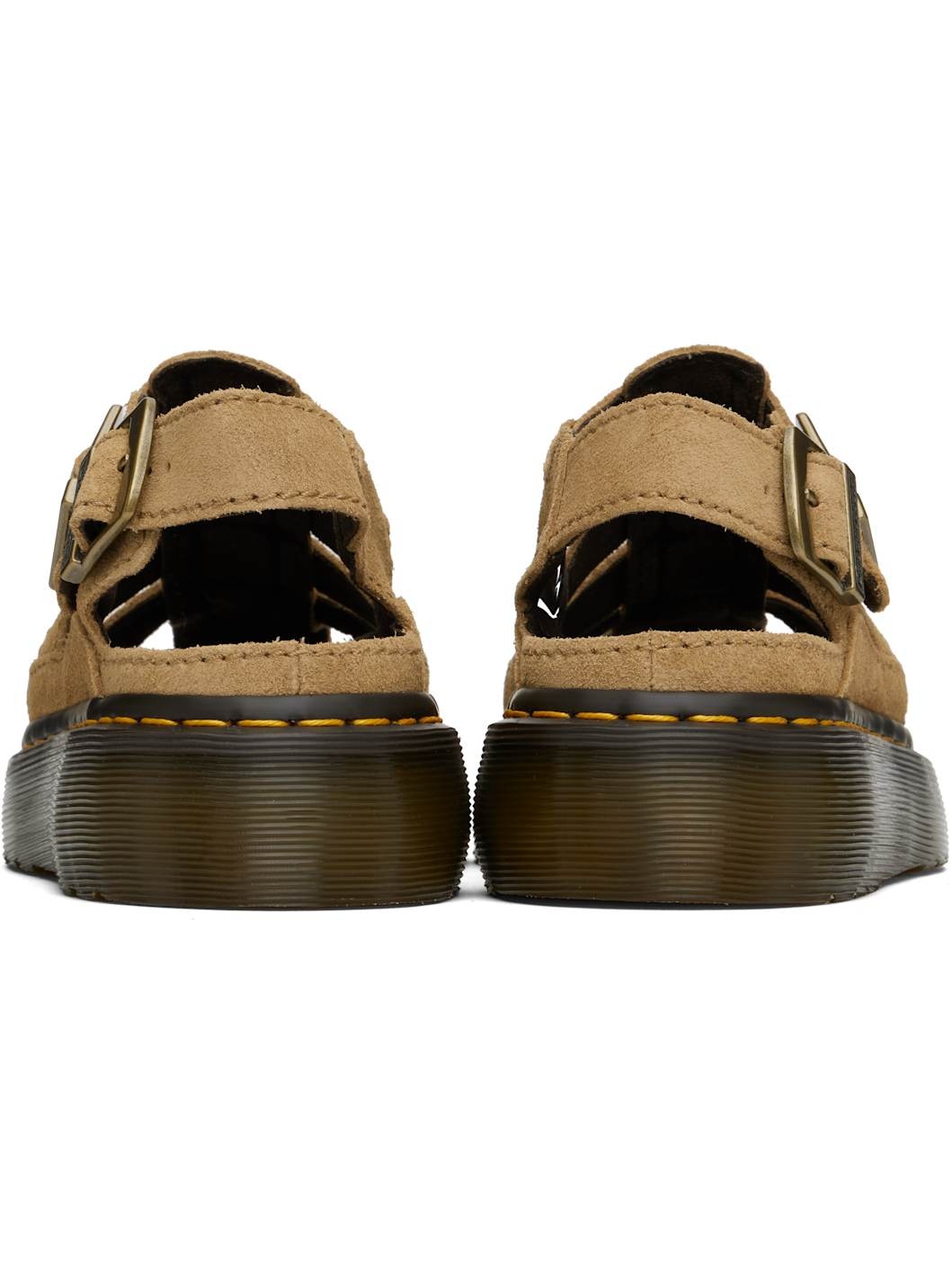 Tan Wrenlie Bronx Suede Fisherman Sandals - 2