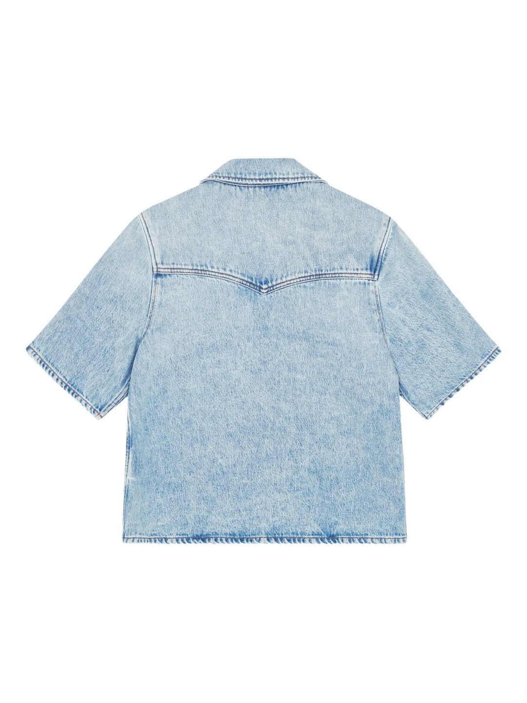 Soft Rigid Denim Shirt - 5