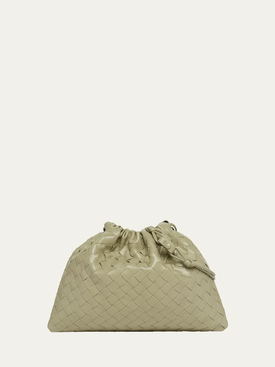 Medium Leather Pouch Bag - 1