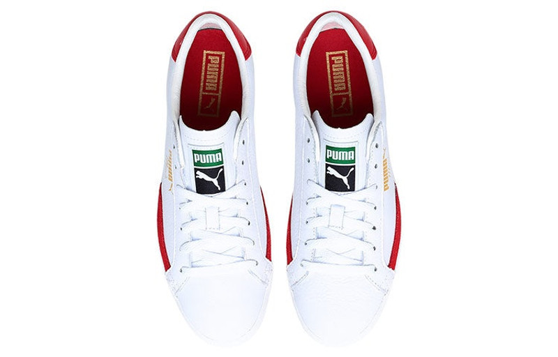 PUMA Match Vulc Shoes Red/White 356165-18 3