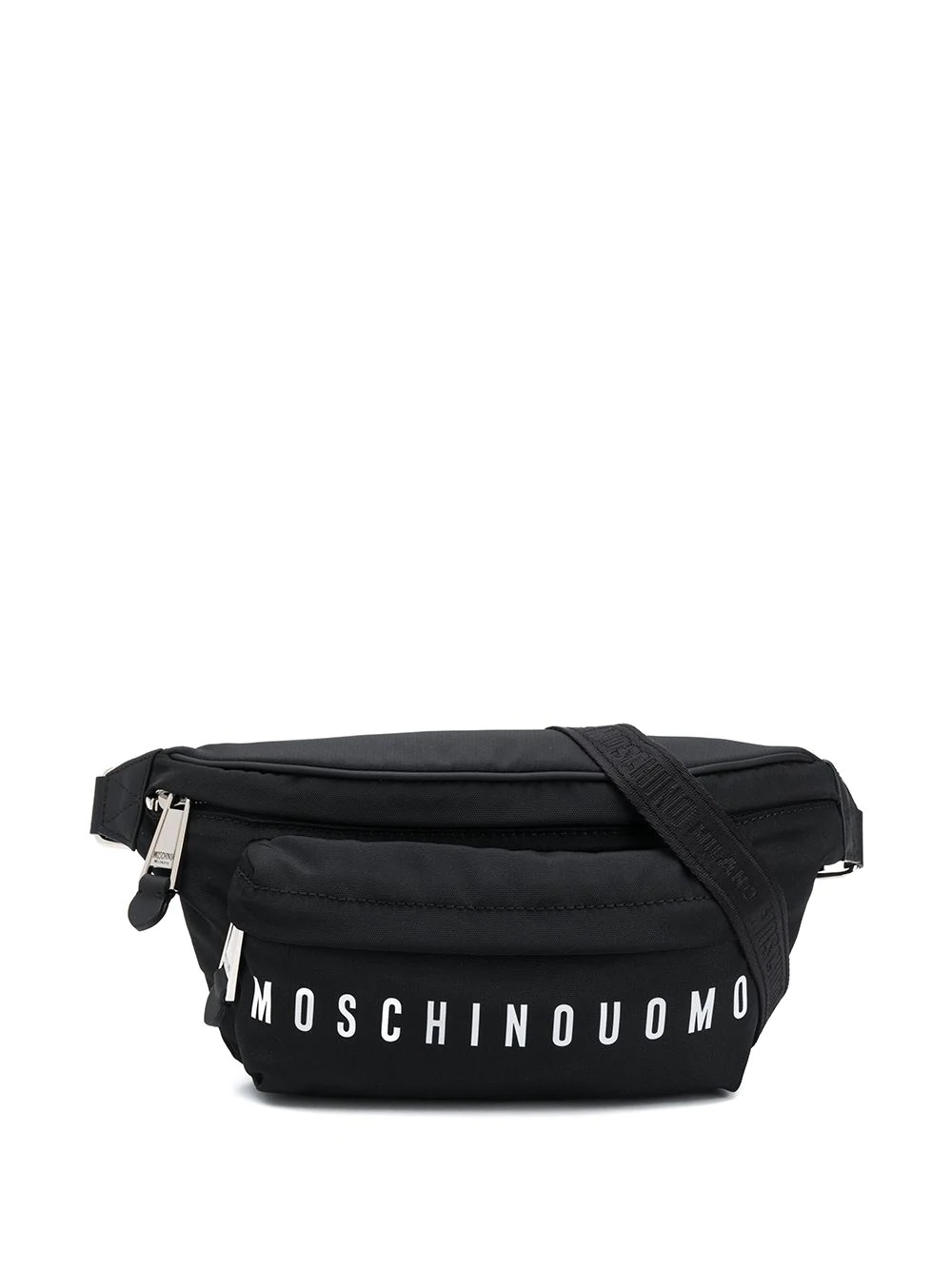 logo-print belt bag - 1