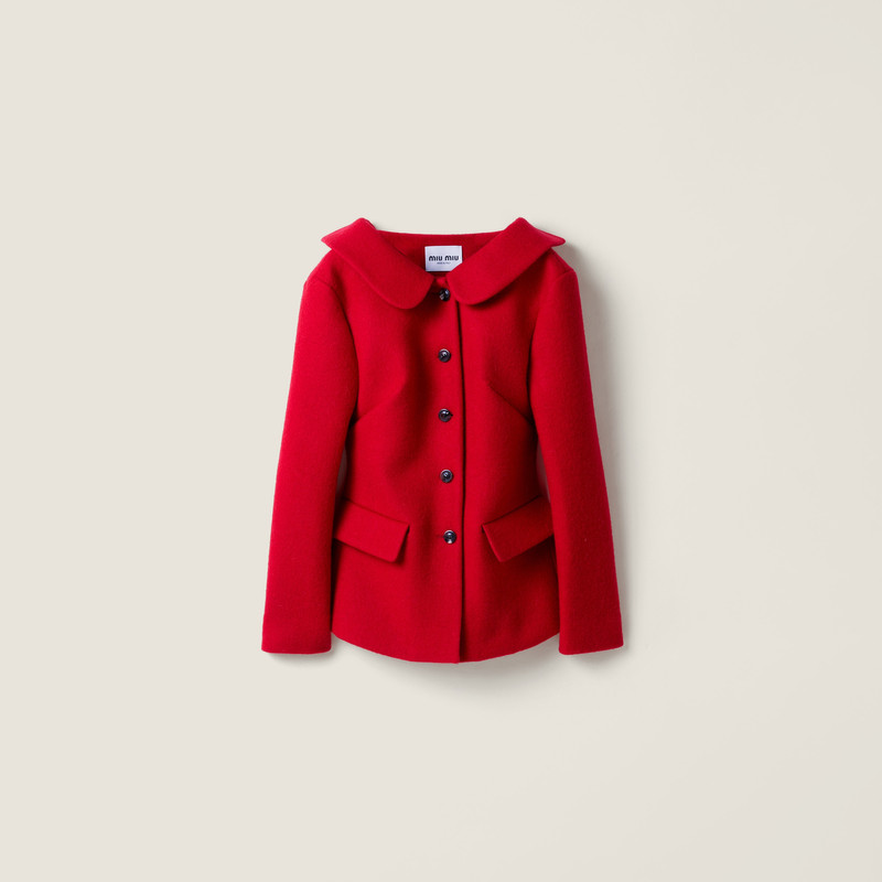 Mohair and wool jacket 1