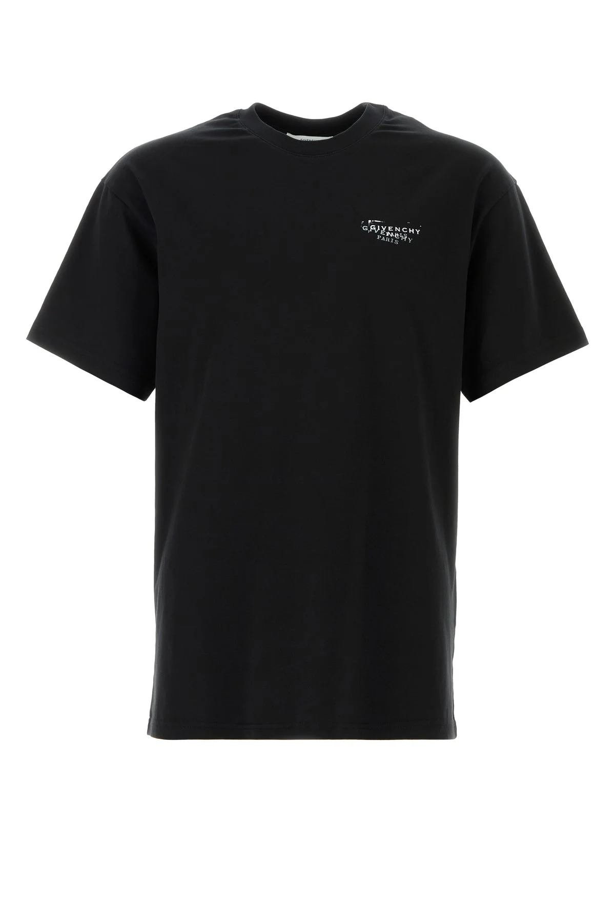 Black cotton t-shirt - 1