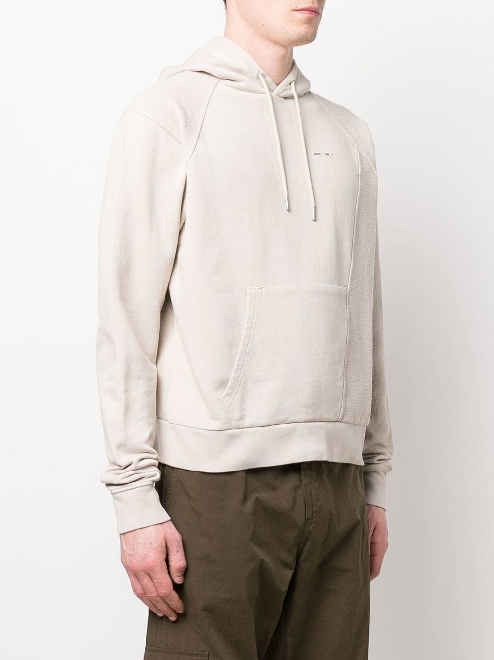 PANELLED ORGANIC COTTON HOODIE - 3