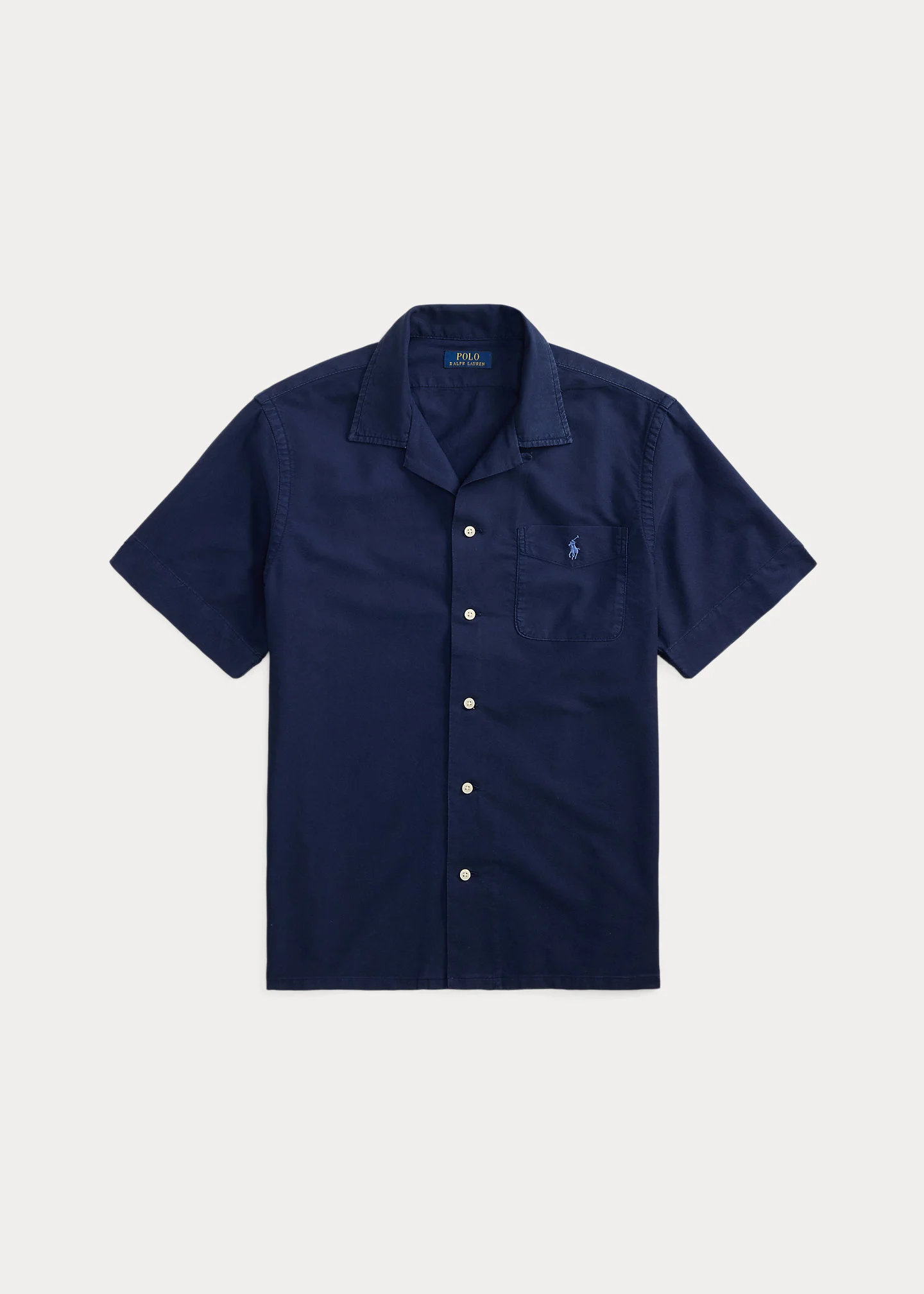 Classic Fit Garment-Dyed Oxford Shirt - 1
