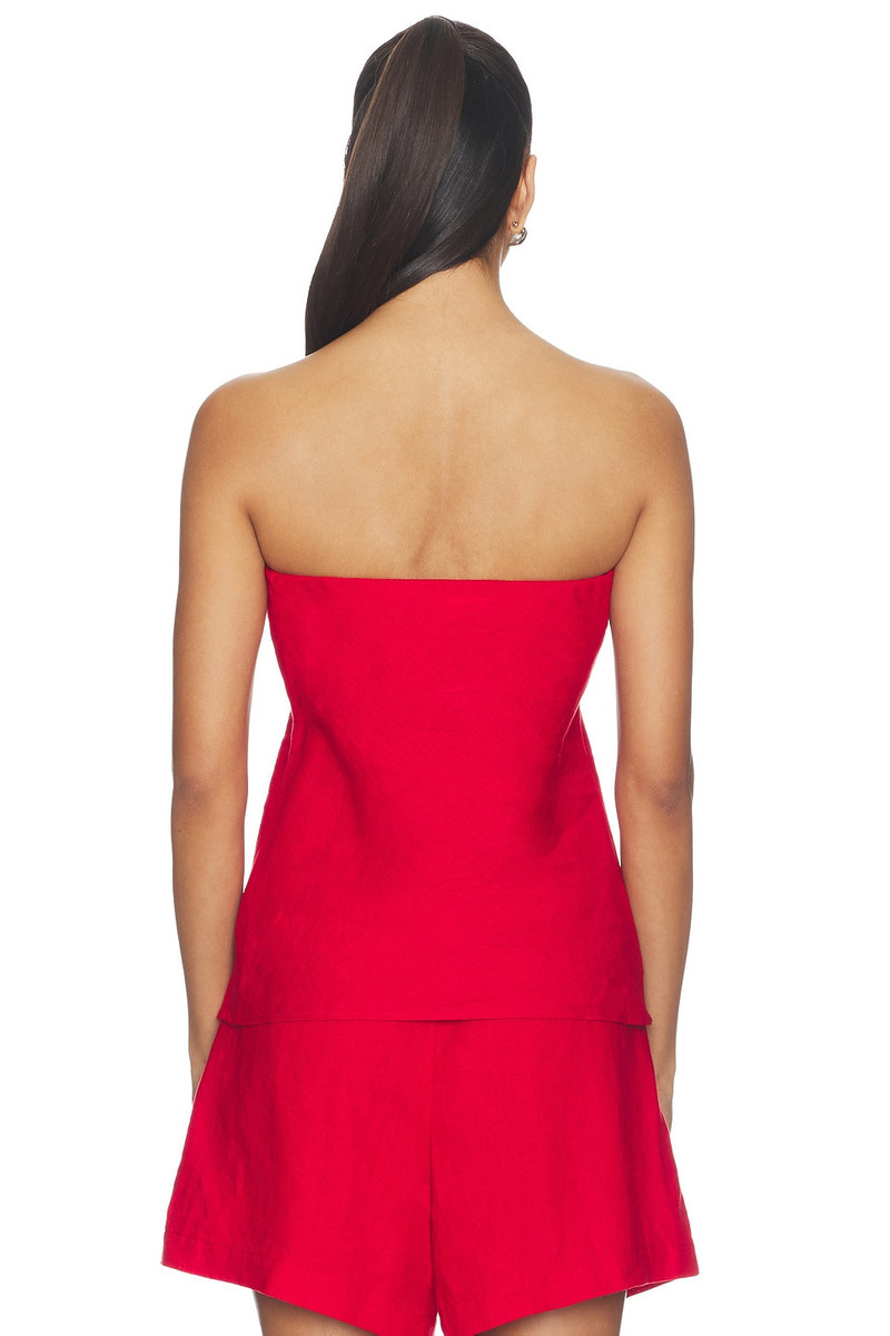 DONNI. The Linen Tube Top outlook