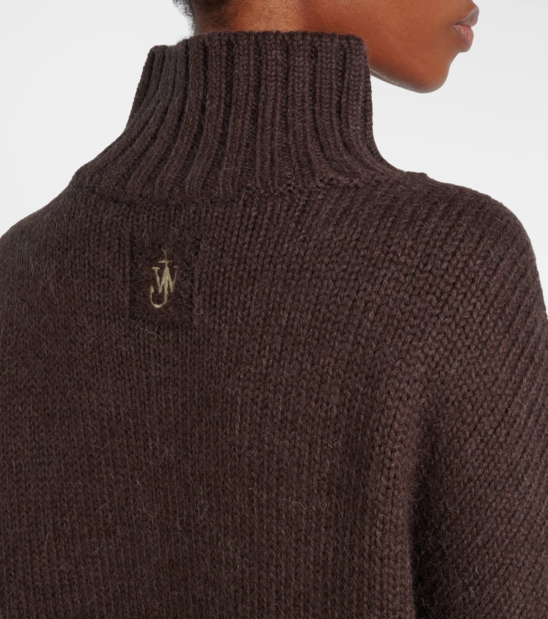 Wool and alpaca-blend turtleneck sweater - 6