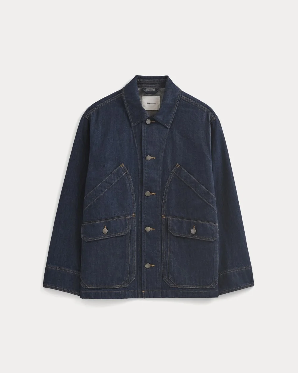 RELAXED DENIM BARN JACKET - 1