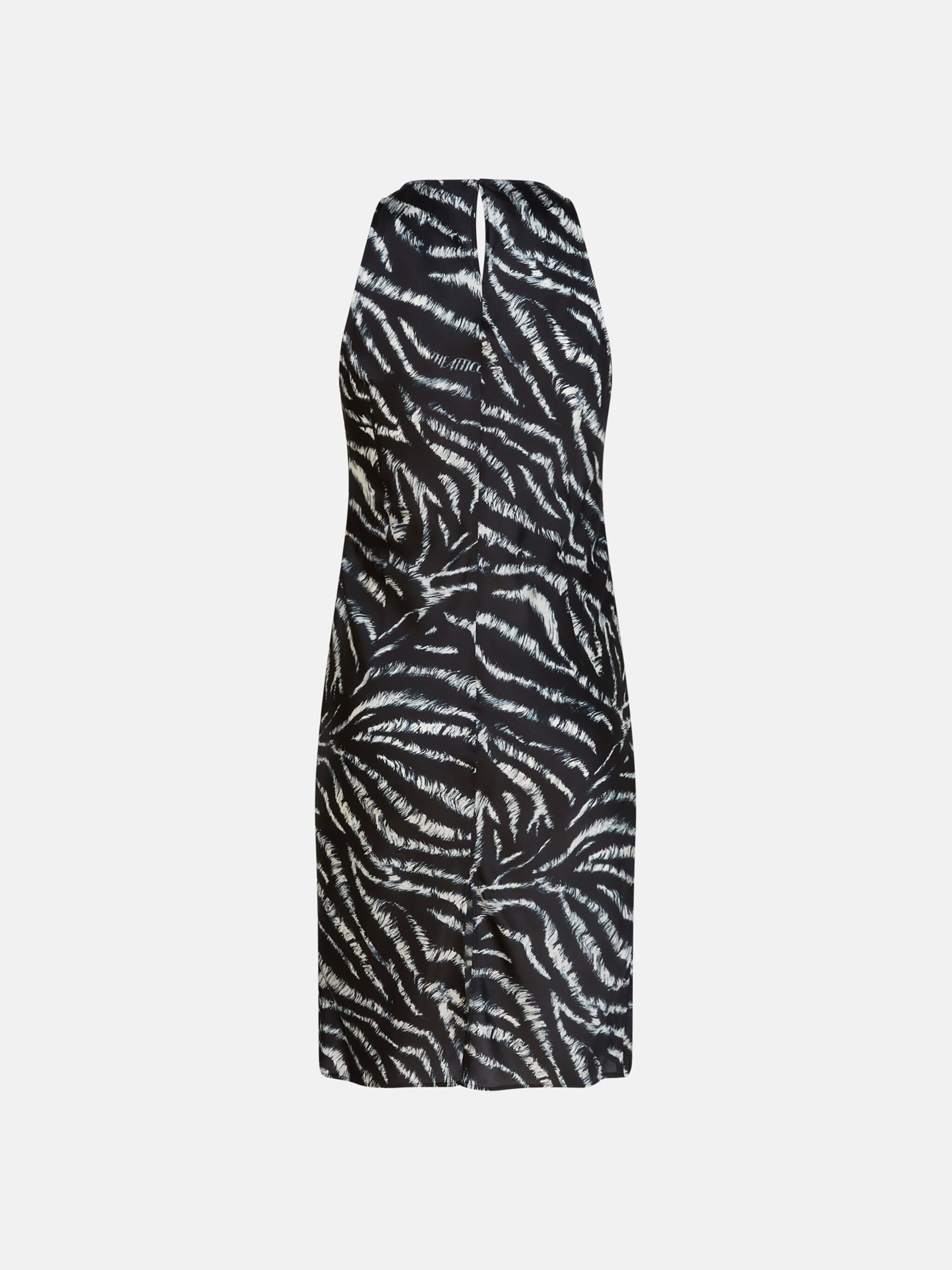 BLACK AND WHITE MINI DRESS - 2