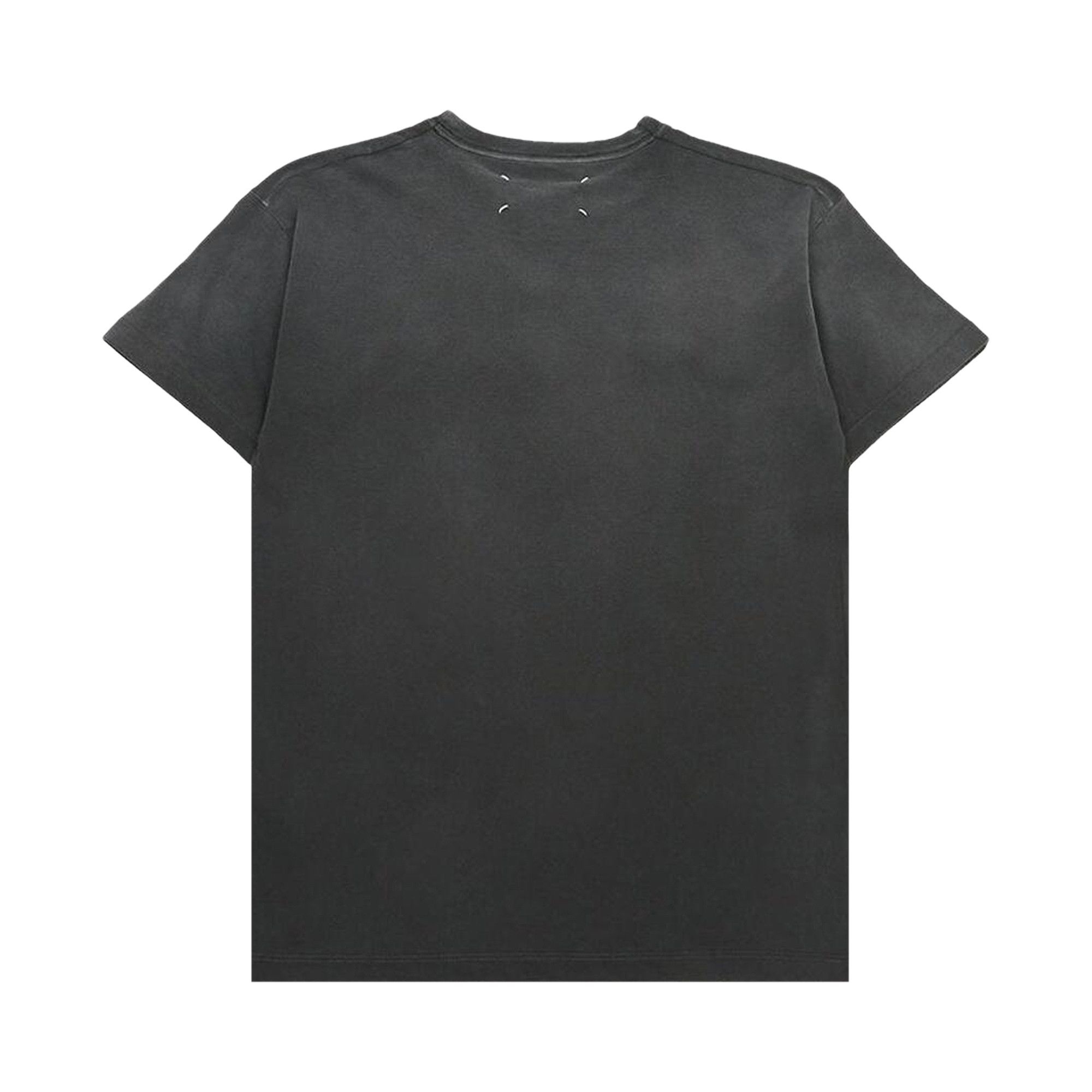 ★Maison Margiela★ Overdye Logo T-Shirt Washed Black S50GC0 Overdyed Treatment Logo T-Shirt in Washed Black – SVRN