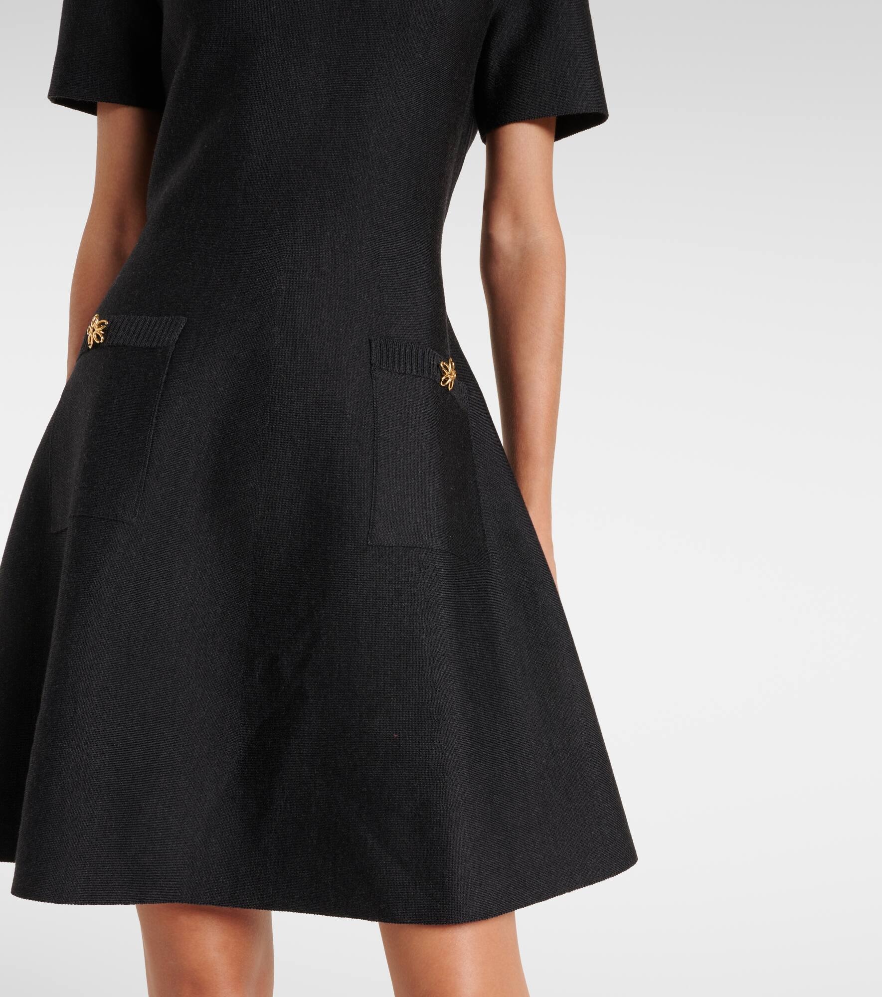 Wool-blend minidress - 5