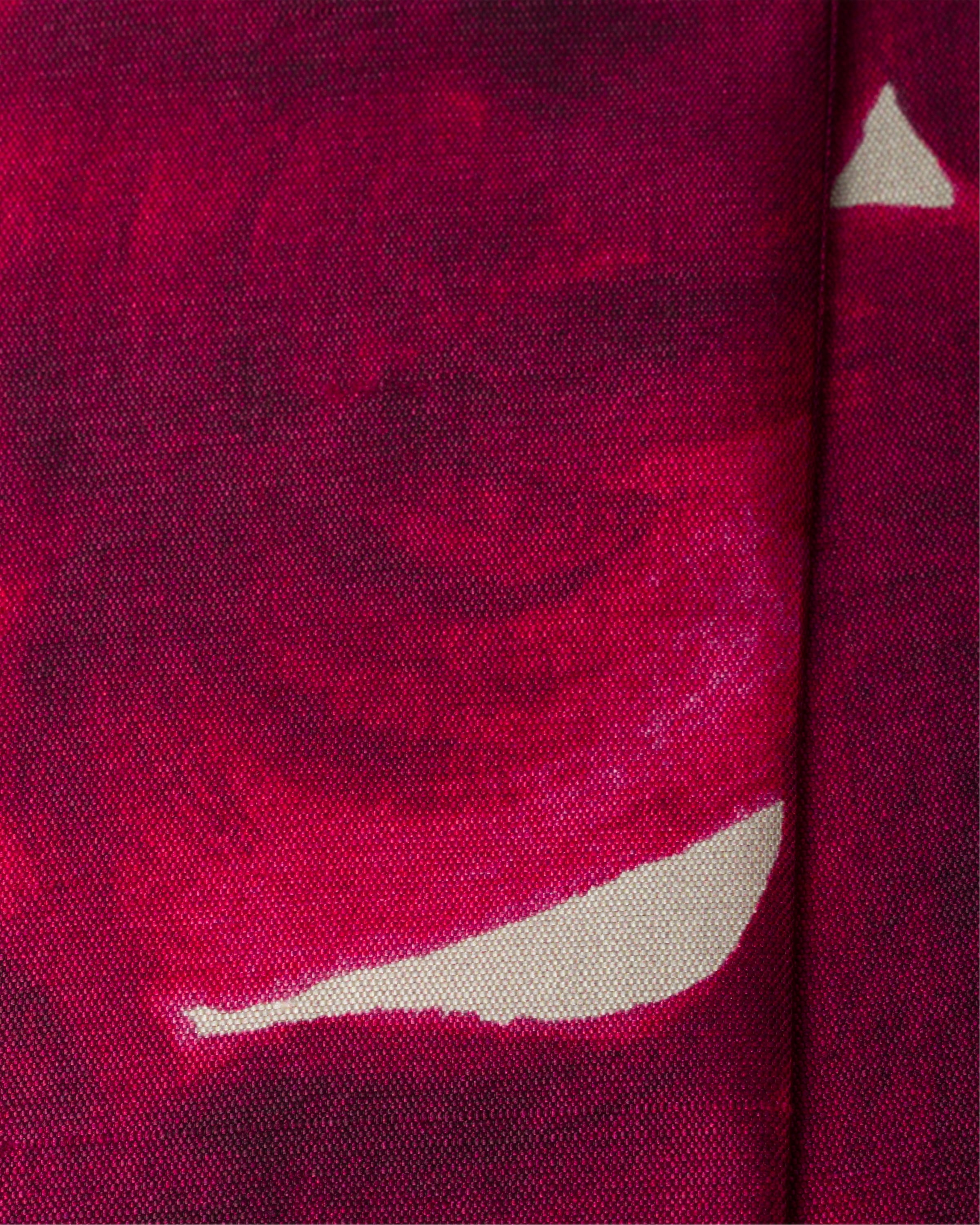 Printed silk shantung skinny scarf - 2