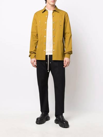 Rick Owens press-stud shirt outlook