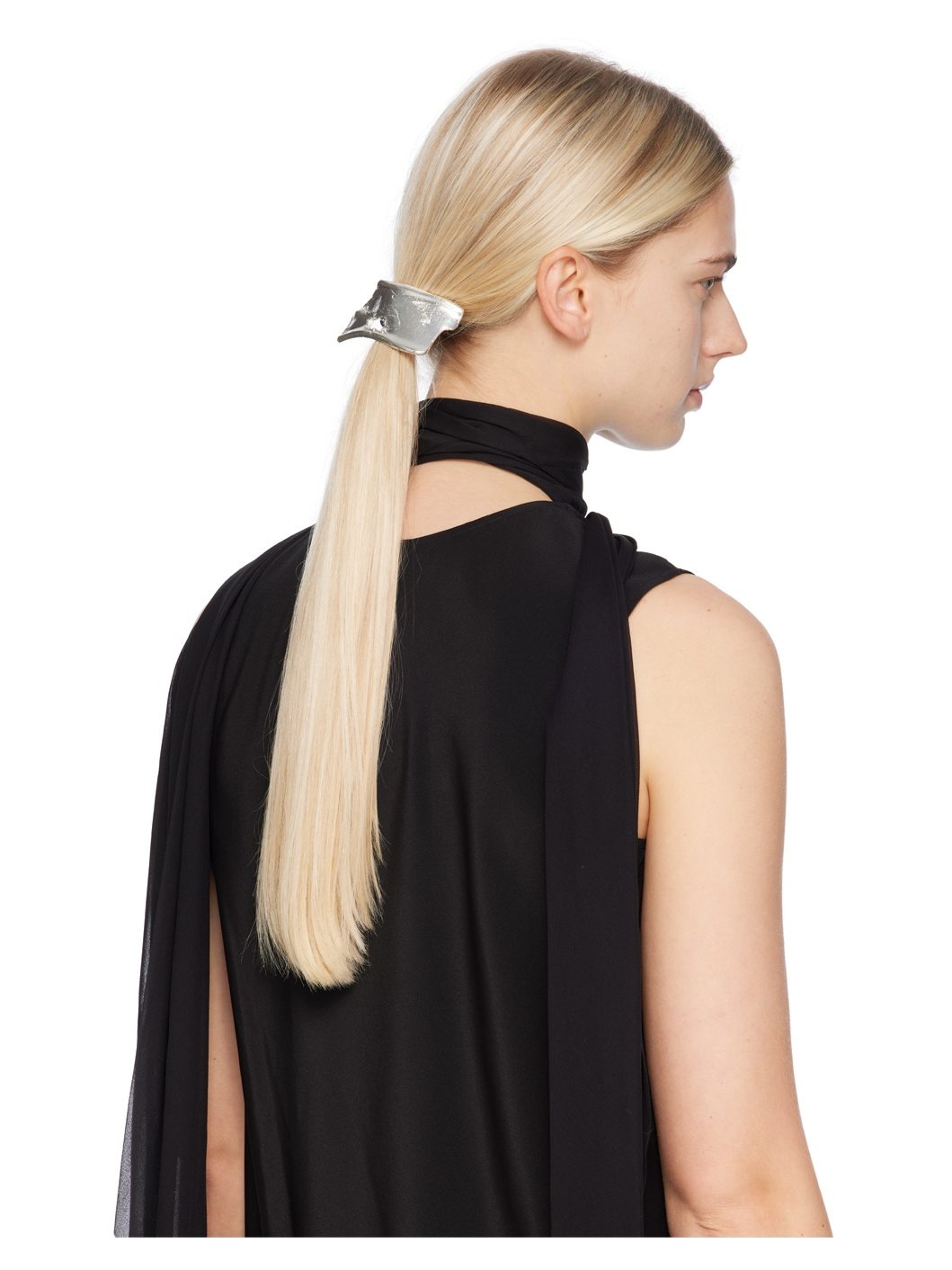Black 'The Over-Thinker' Hair Tie - 3