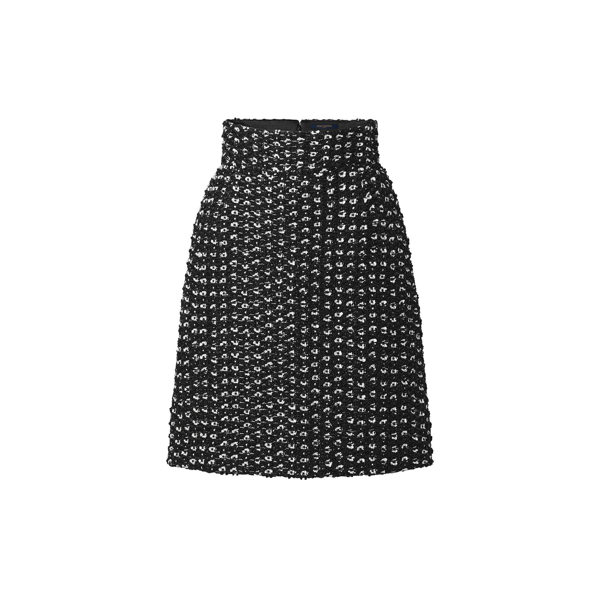 Lurex Tweed Skirt - 1